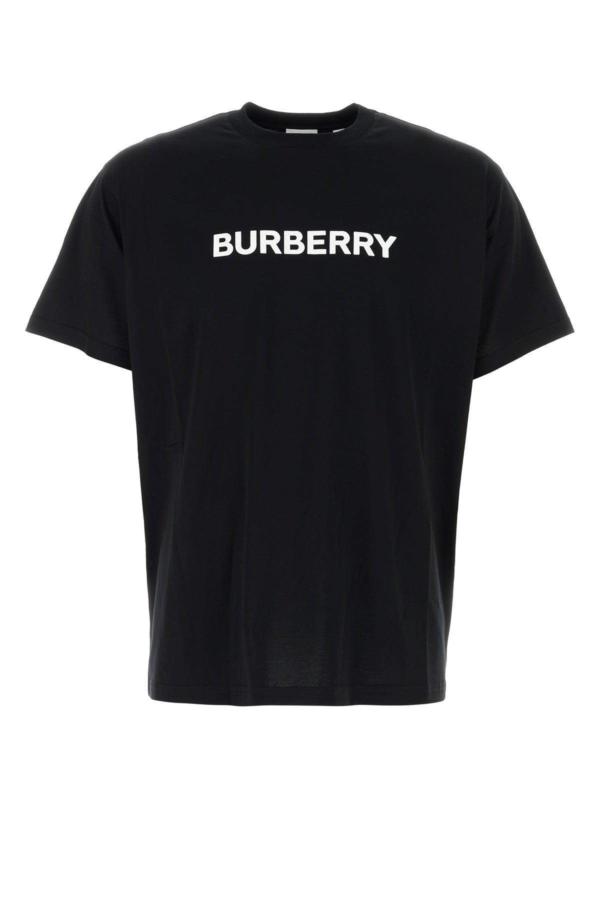Burberry Men Black Cotton T-Shirt BURBERRY