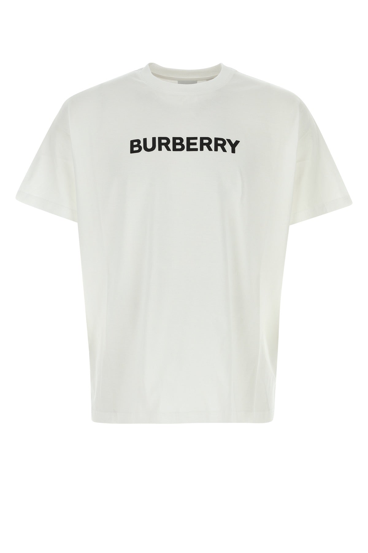 Burberry Men White Cotton T-Shirt BURBERRY