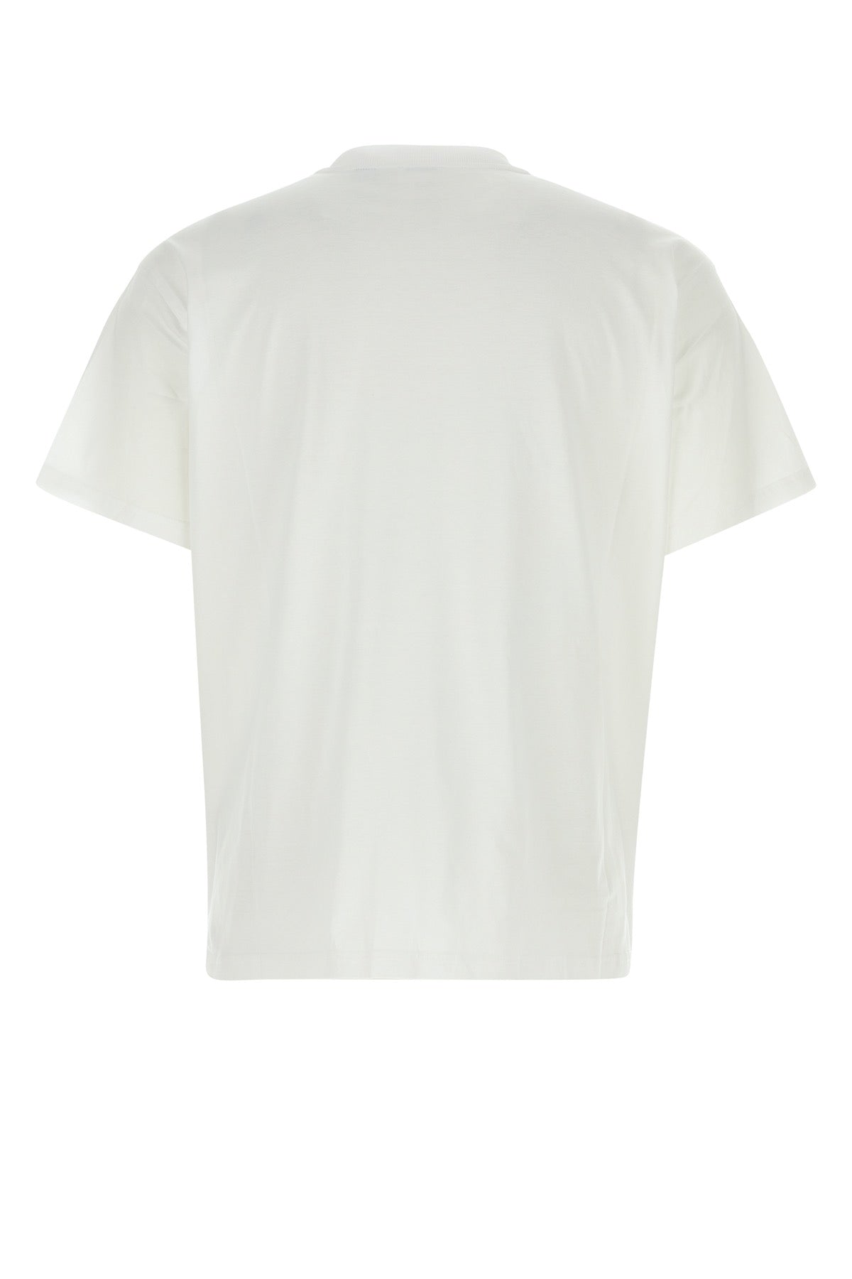 Burberry Men White Cotton T-Shirt BURBERRY