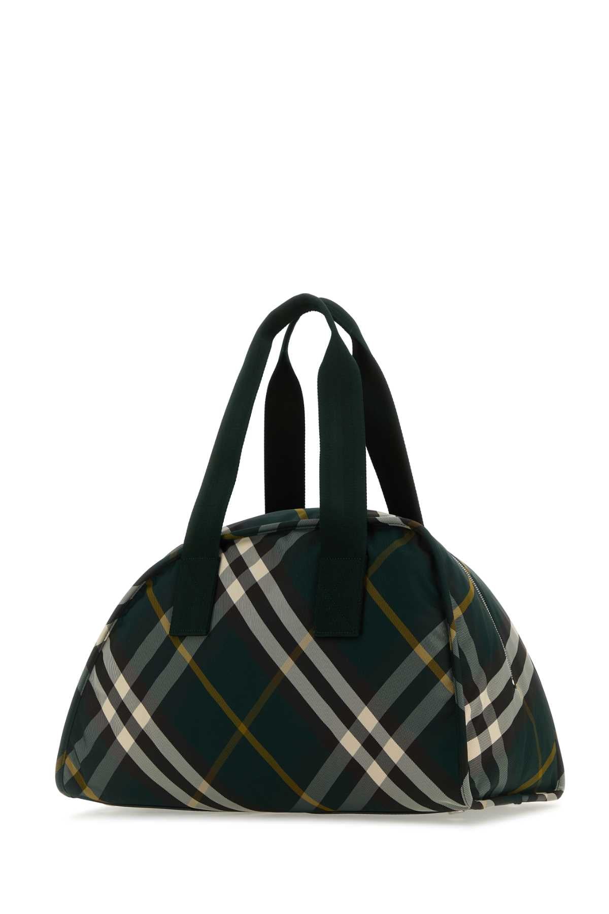 Burberry Men Printed Nylon Shield Travel Bag BURBERRY