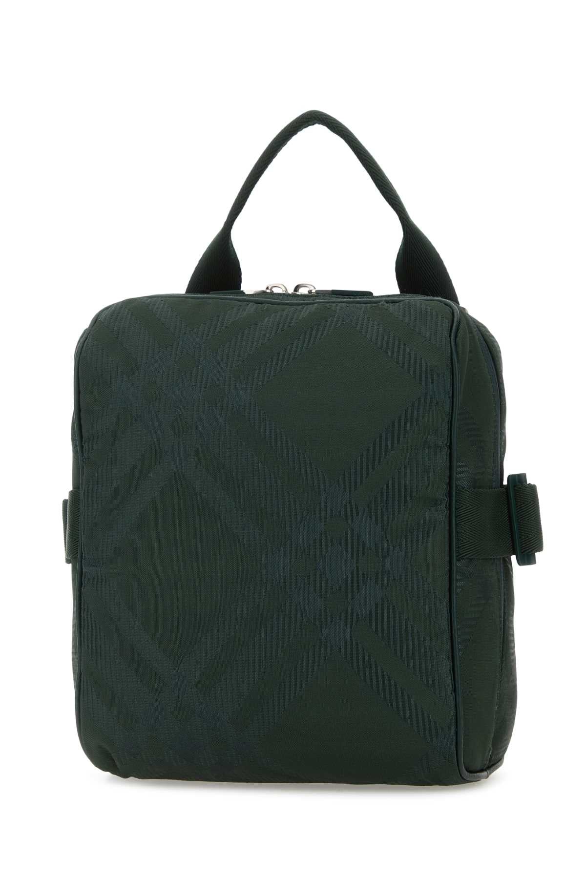 Burberry Men Bottle Green Fabric Crossbody Bag BURBERRY
