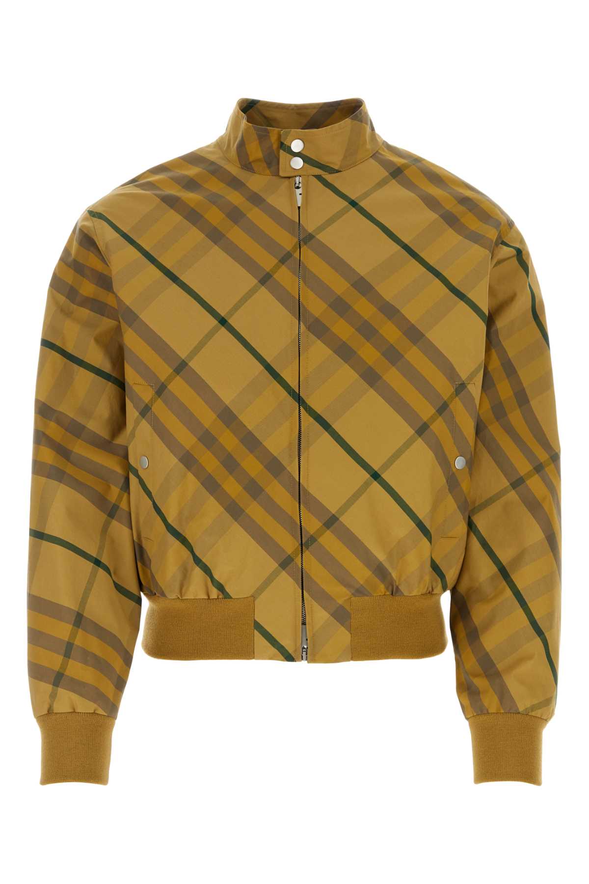 Burberry Men Embroidered Cotton Bomber Jacket BURBERRY