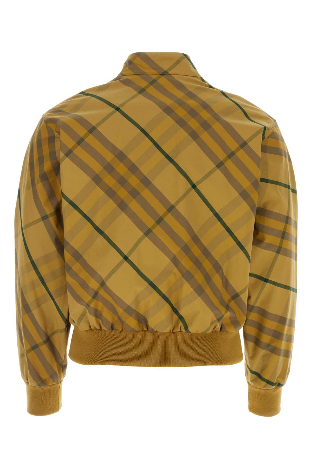 Burberry Men Embroidered Cotton Bomber Jacket BURBERRY