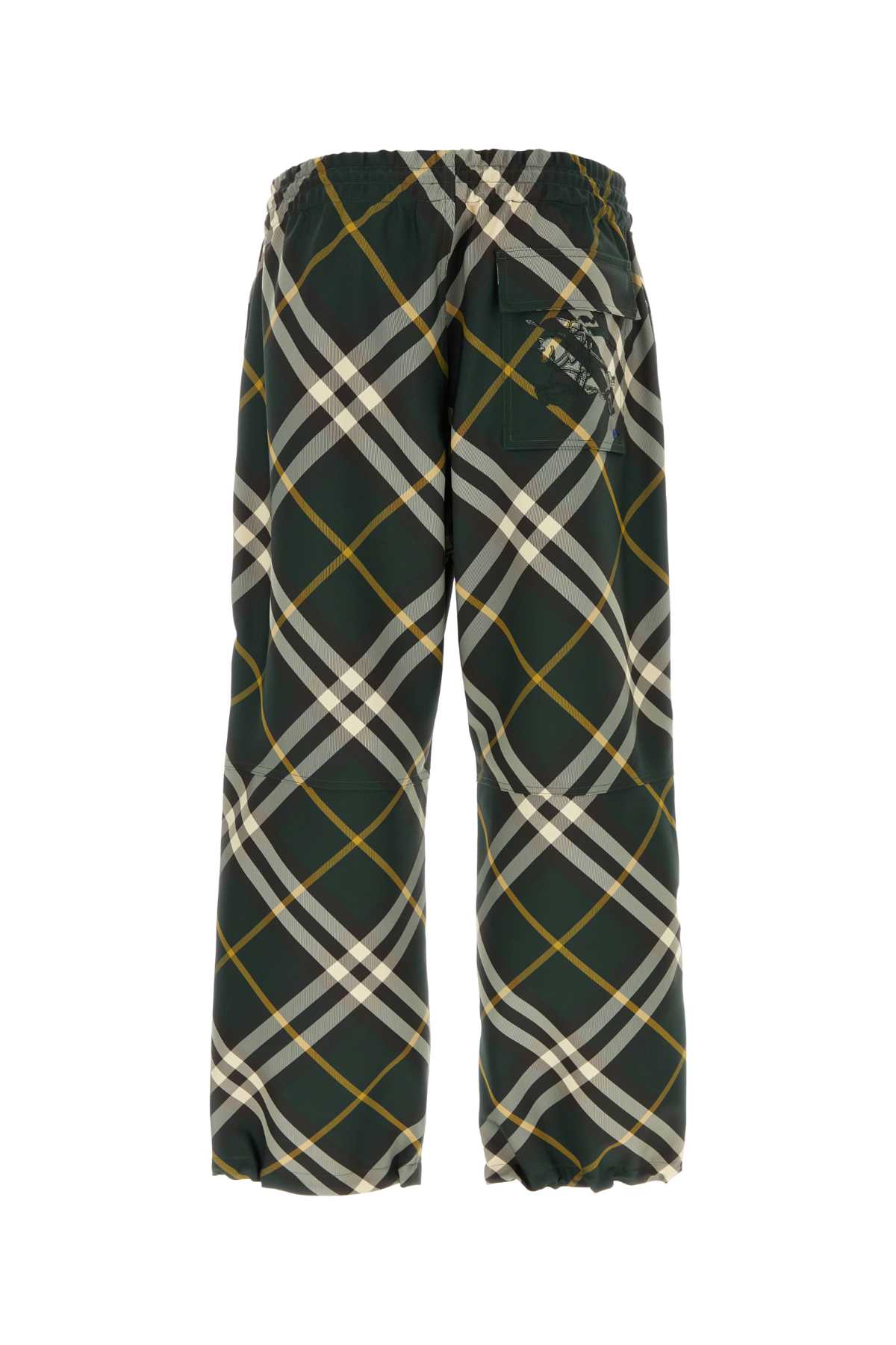 Burberry Men Embroidered Polyester Pant BURBERRY