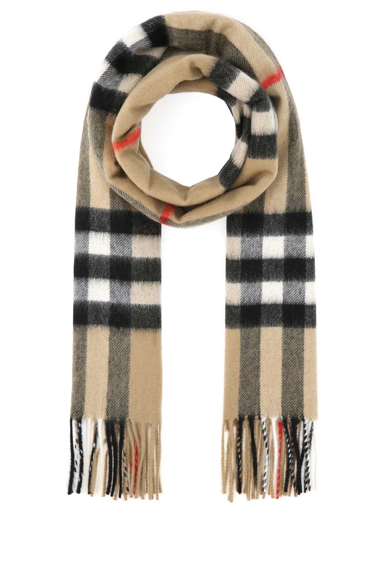 Burberry Unisex Embroidered Cashmere Scarf BURBERRY