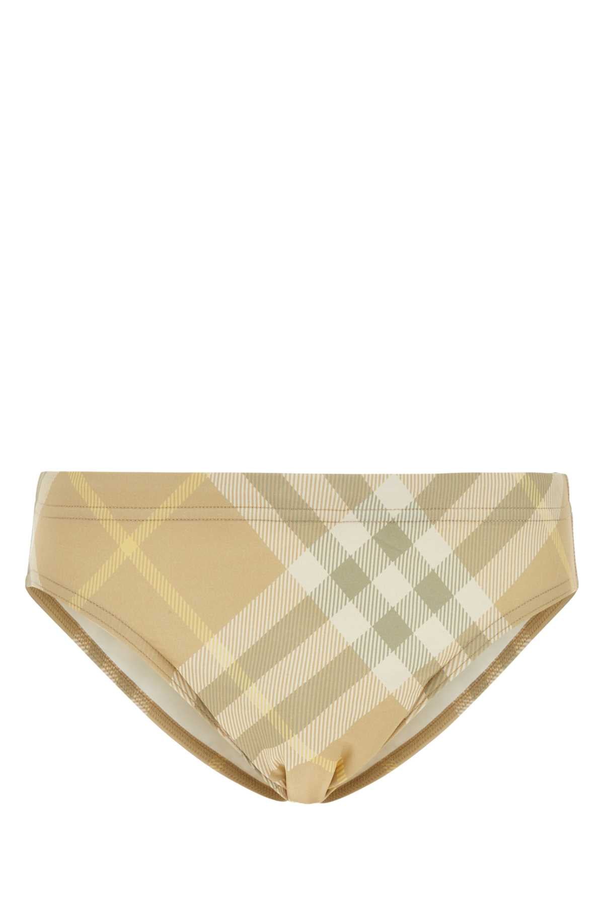 Burberry Men Printed Stretch Nylon Swimming Brief BURBERRY