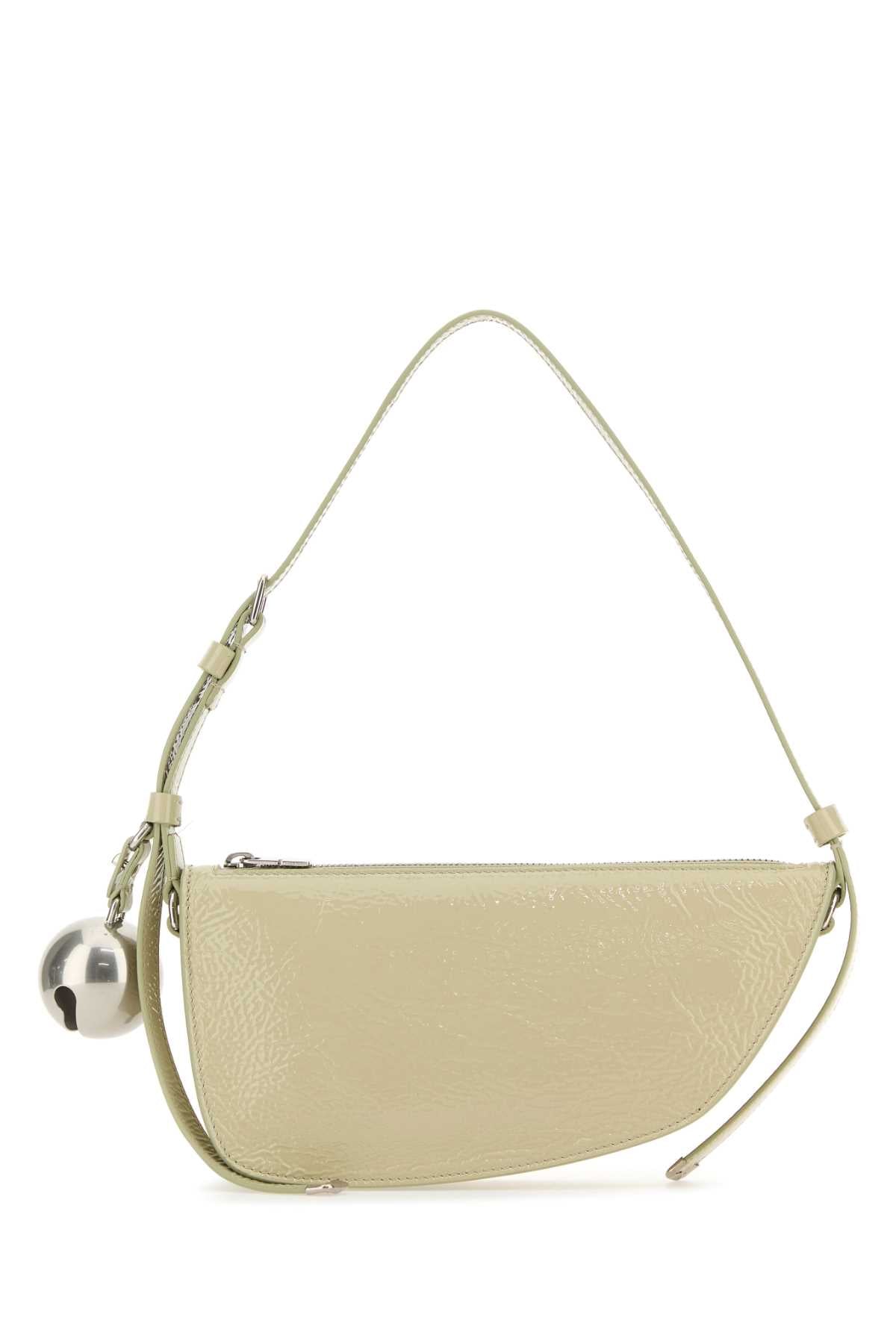 Burberry Women Pastel Green Leather Knight Small Shoulder Bag BURBERRY