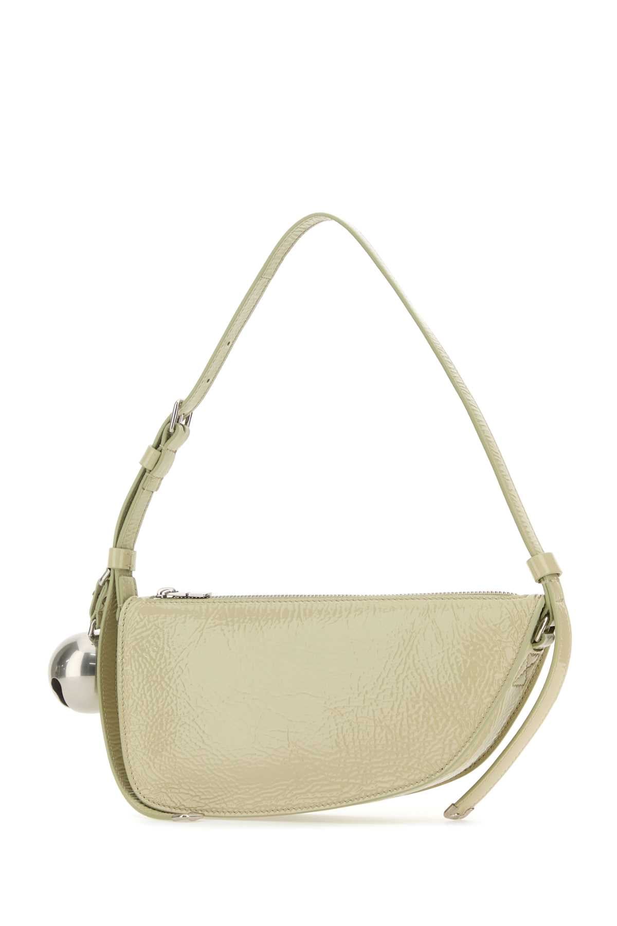 Burberry Women Pastel Green Leather Knight Small Shoulder Bag BURBERRY
