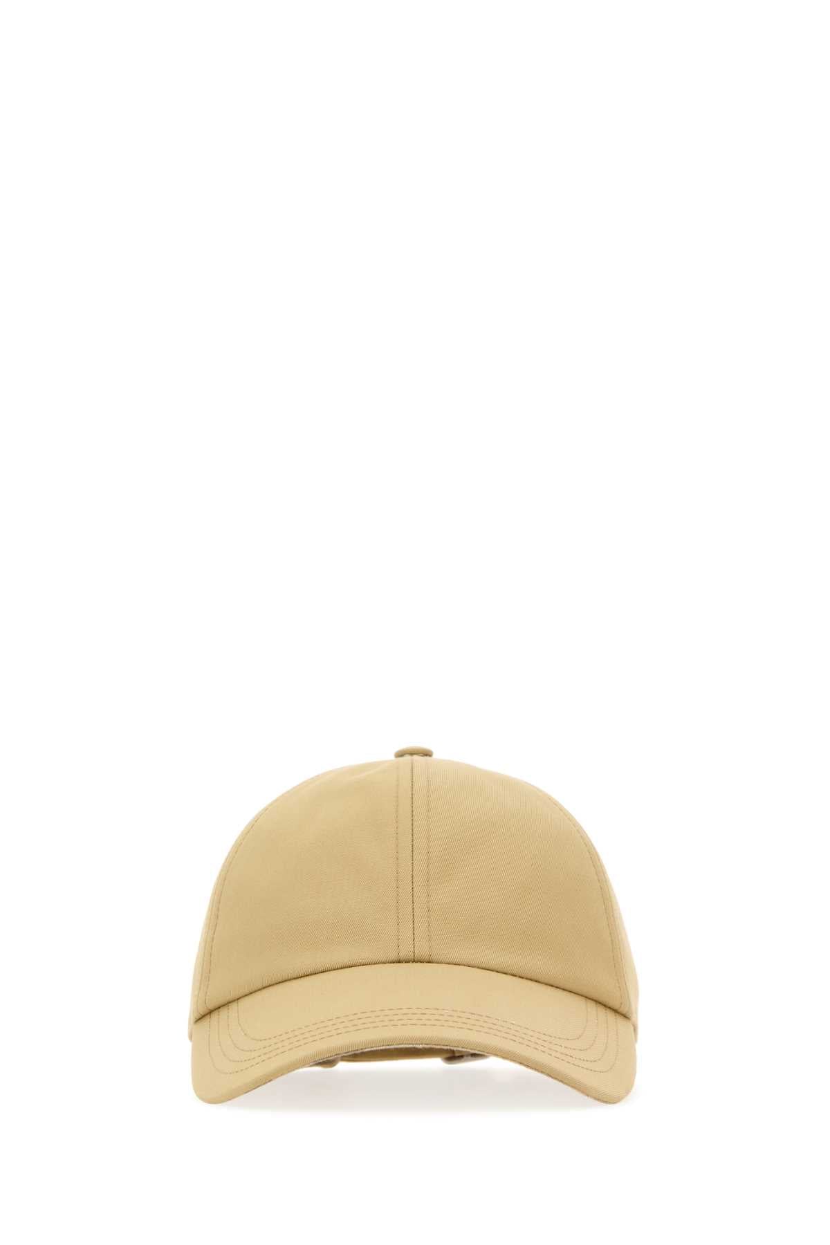 Burberry Women Beige Polyester Blend Baseball Cap BURBERRY