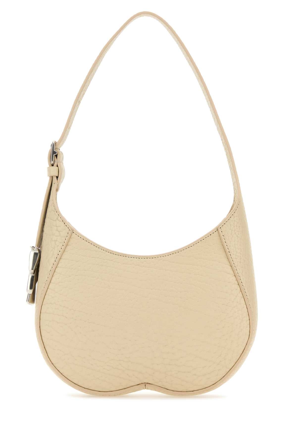 Burberry Women Sand Leather Small Chess Shoulder Bag BURBERRY