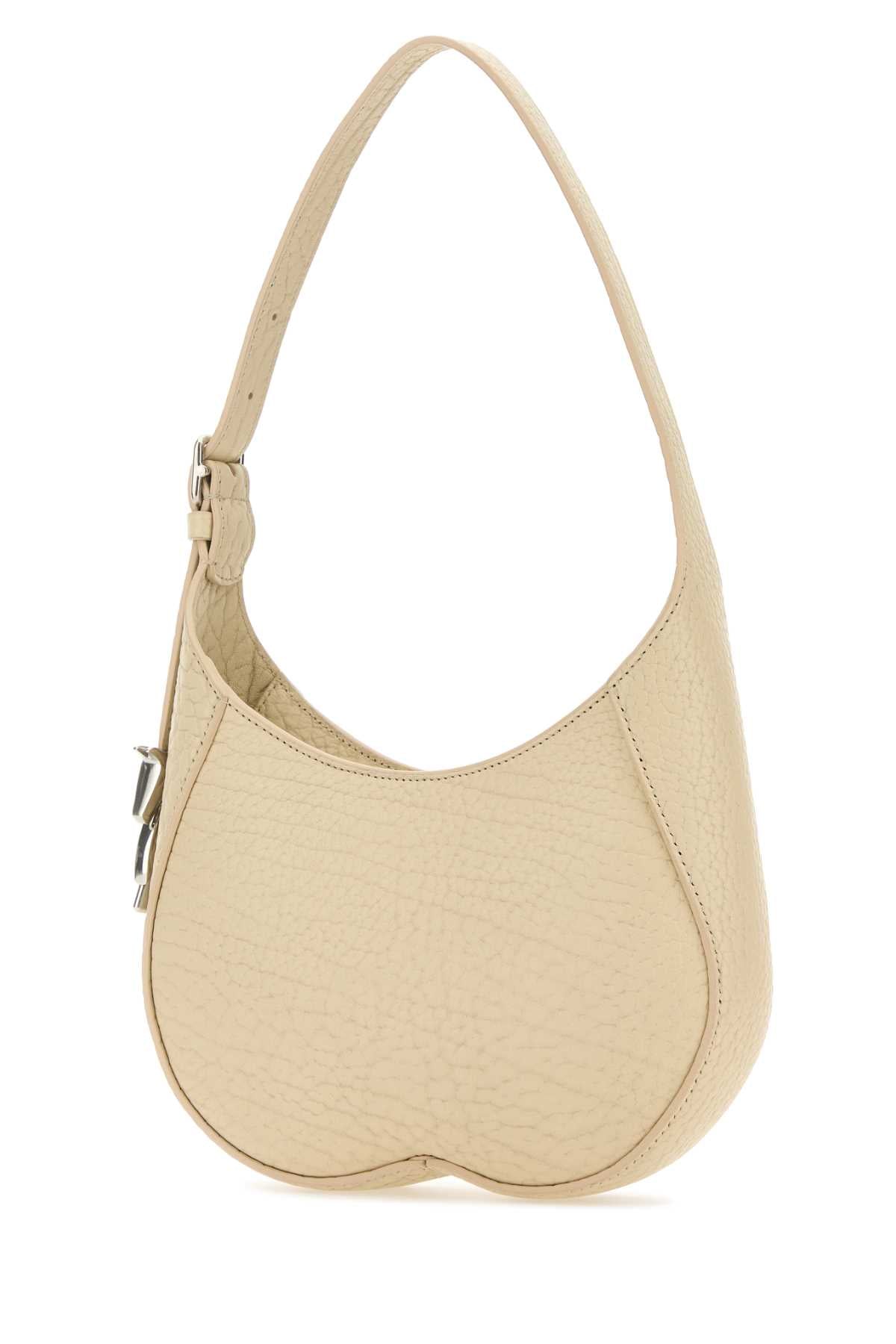Burberry Women Sand Leather Small Chess Shoulder Bag BURBERRY