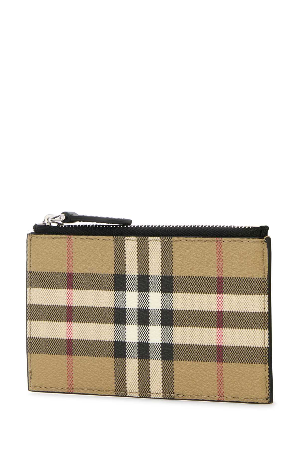 Burberry Men Printed Canvas Card Holder BURBERRY