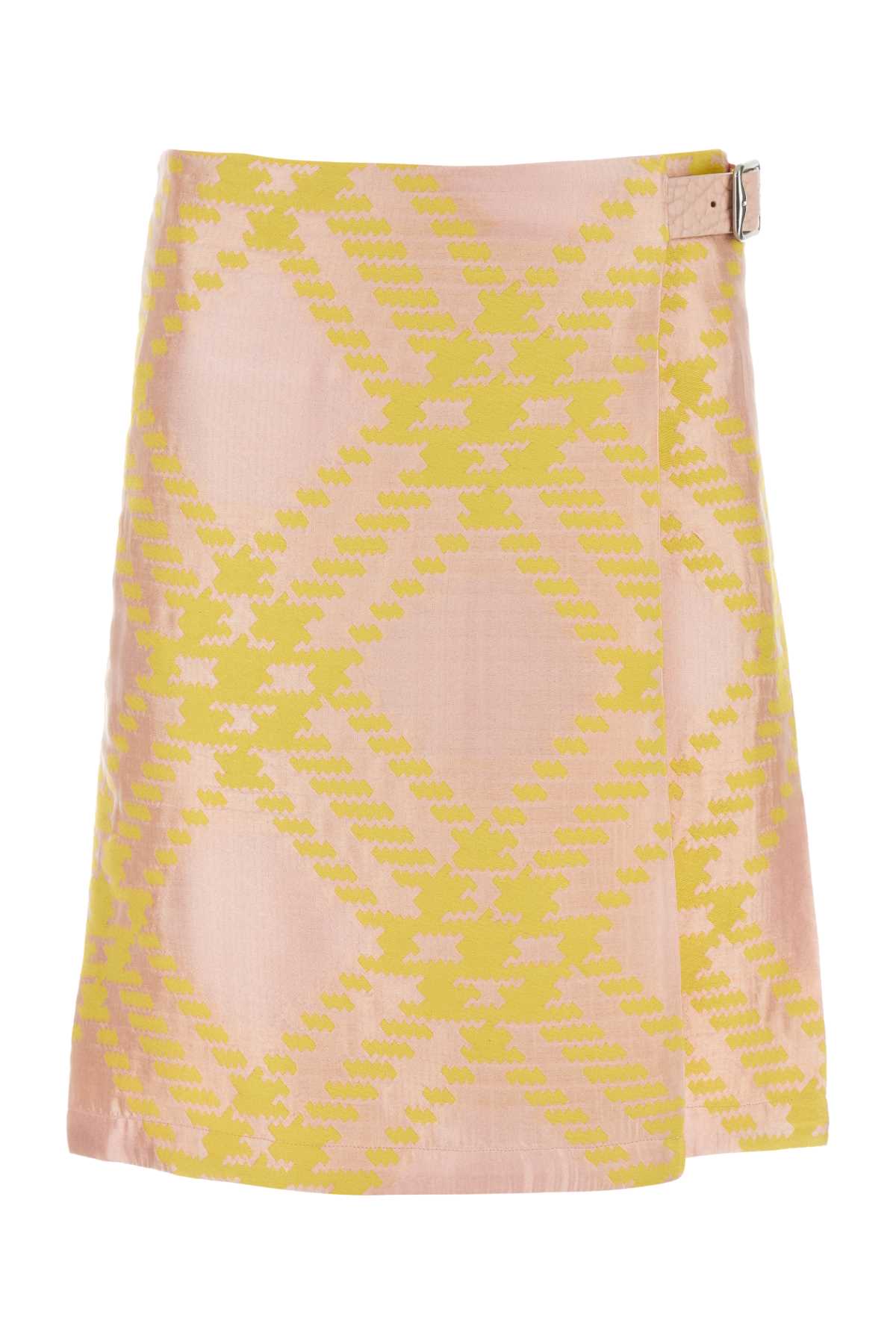 Burberry Women Embroidered Cotton Blend Skirt BURBERRY