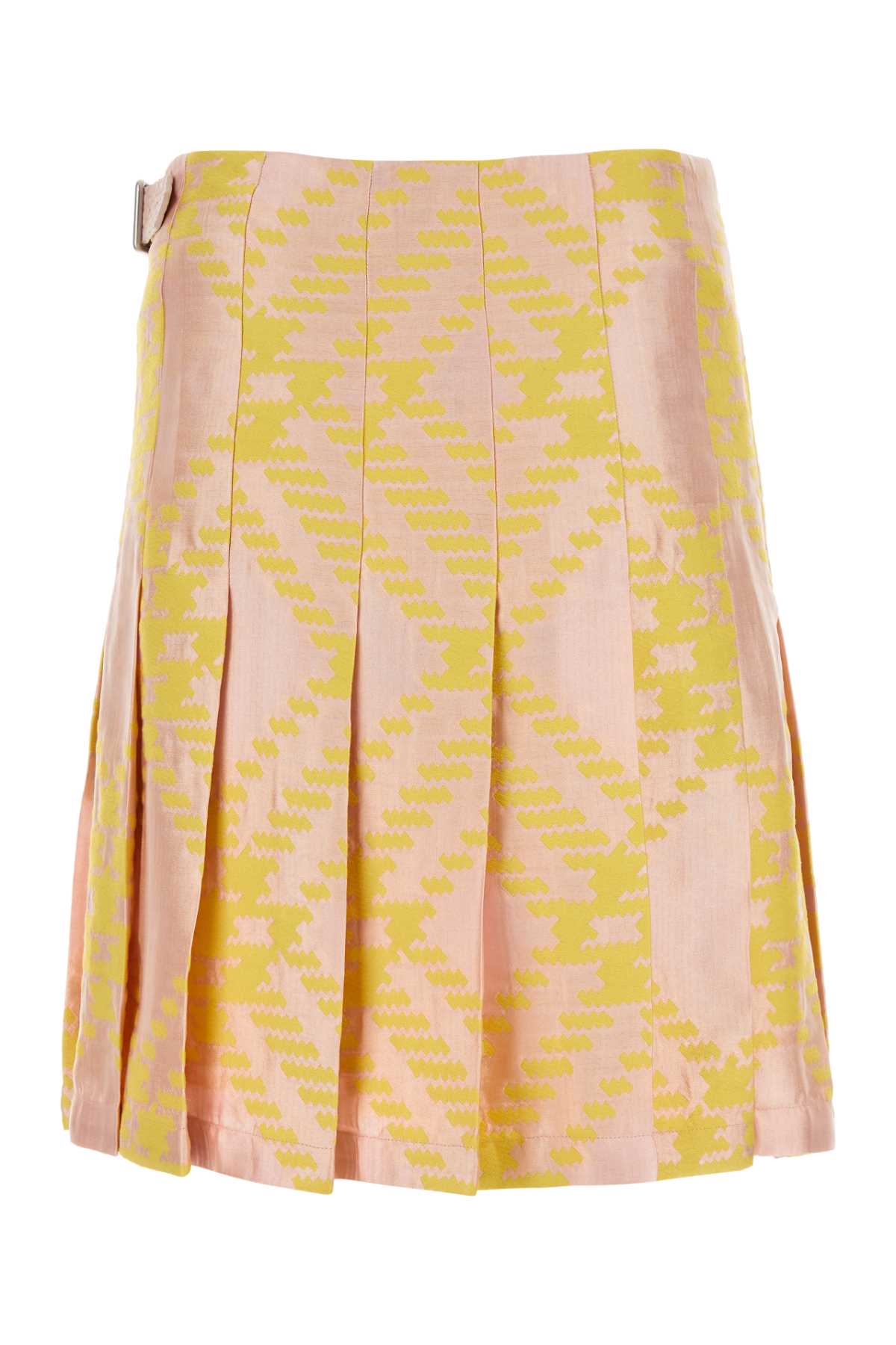 Burberry Women Embroidered Cotton Blend Skirt BURBERRY