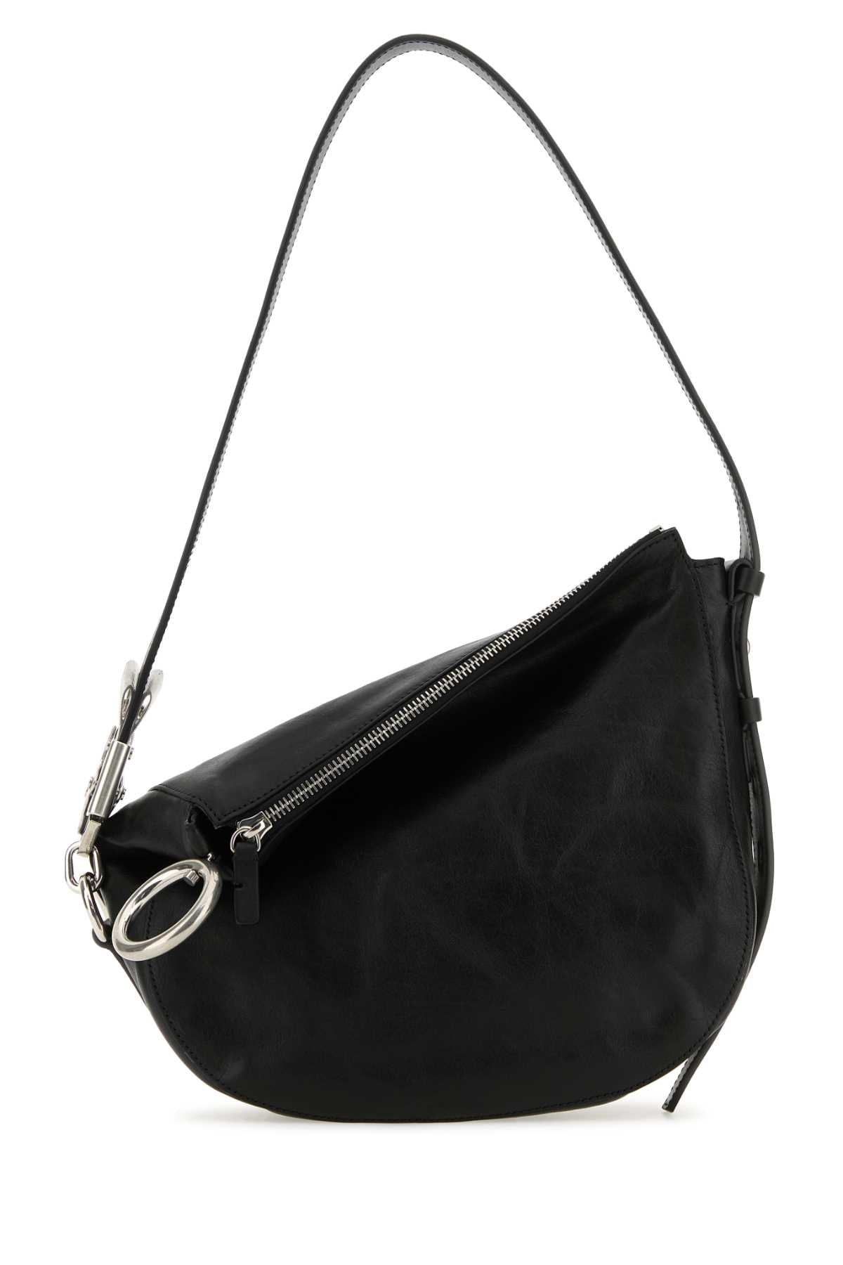 Burberry Women Black Leather Knight Small Shoulder Bag BURBERRY