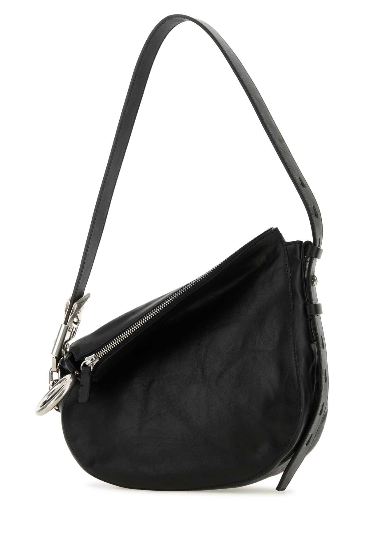 Burberry Women Black Leather Knight Small Shoulder Bag BURBERRY