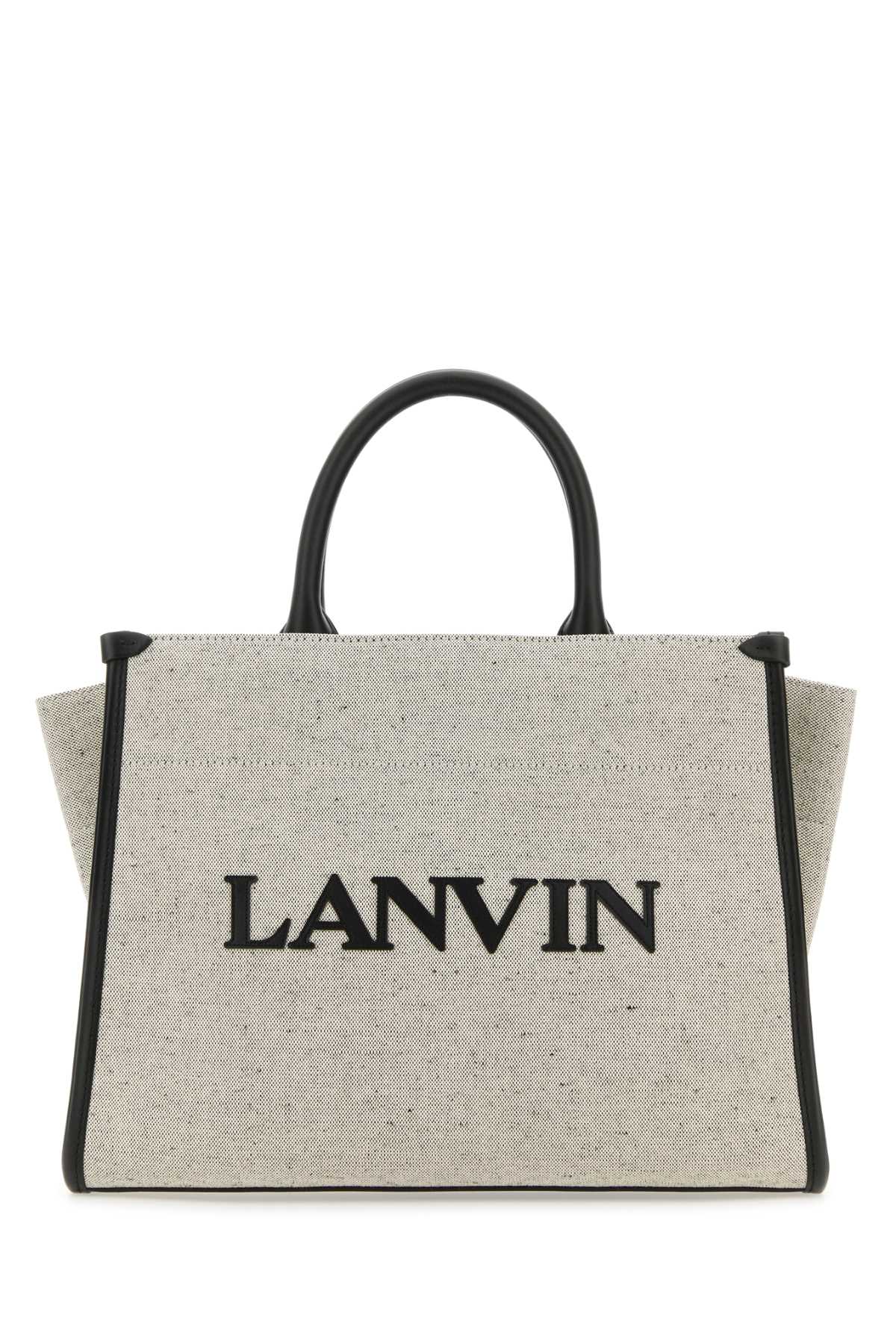 Lanvin Women Two-Tone Canvas Small In & Out Shopping Bag LANVIN