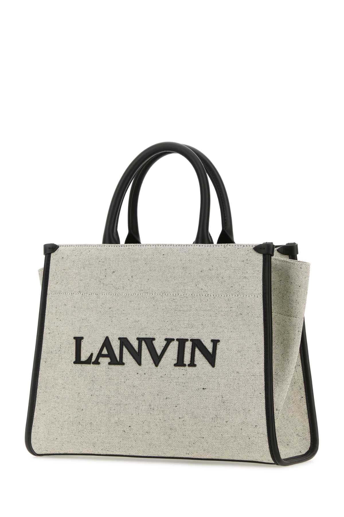Lanvin Women Two-Tone Canvas Small In & Out Shopping Bag LANVIN