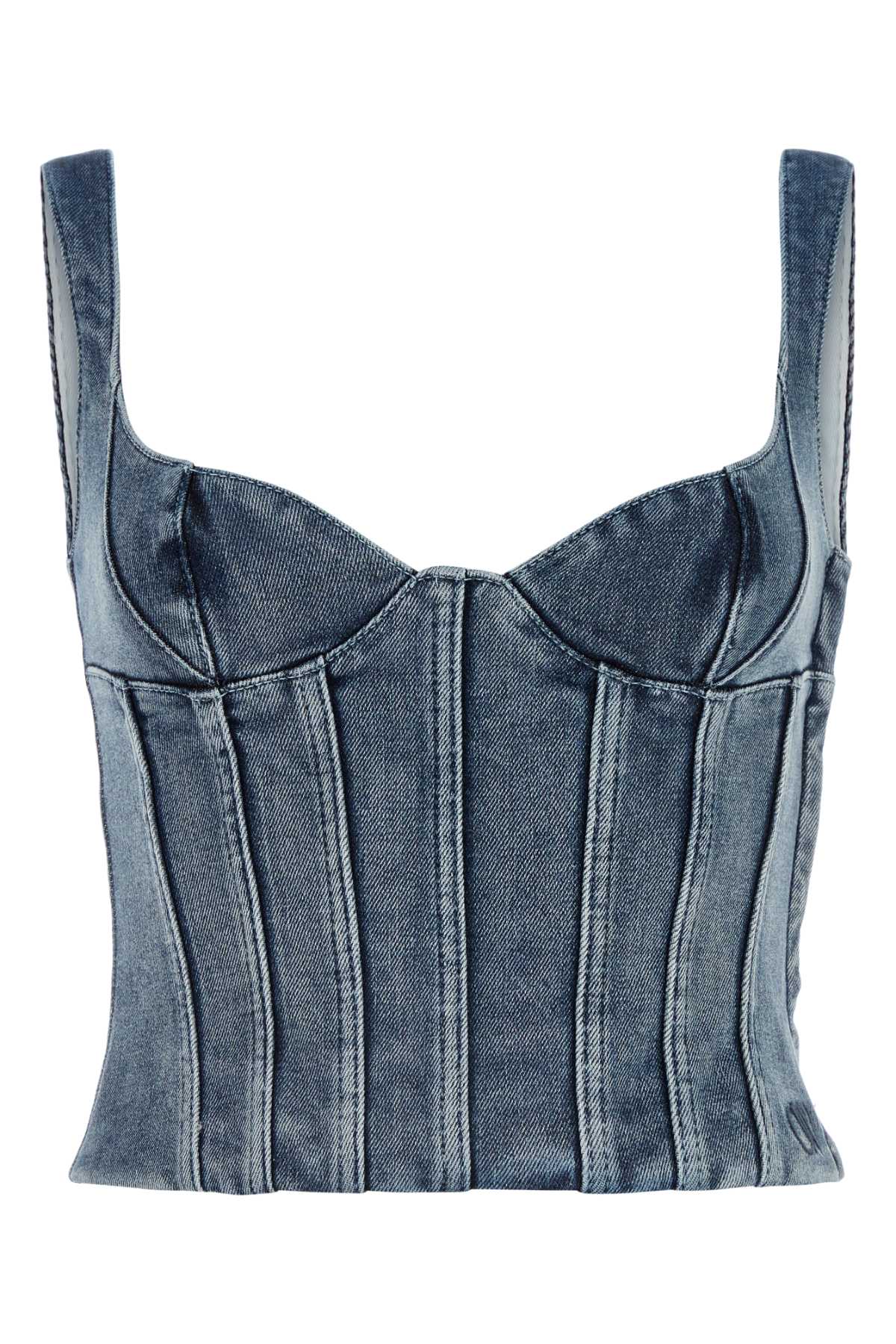 Off White Women Stretch Denim Bodice OFF-WHITE