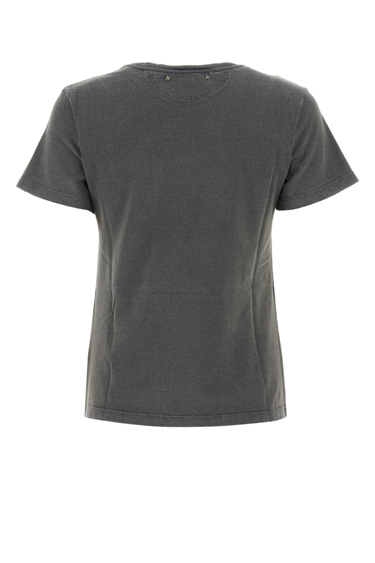 Golden Goose Deluxe Brand Women Anthracite Cotton Doris T-Shirt GOLDEN GOOSE