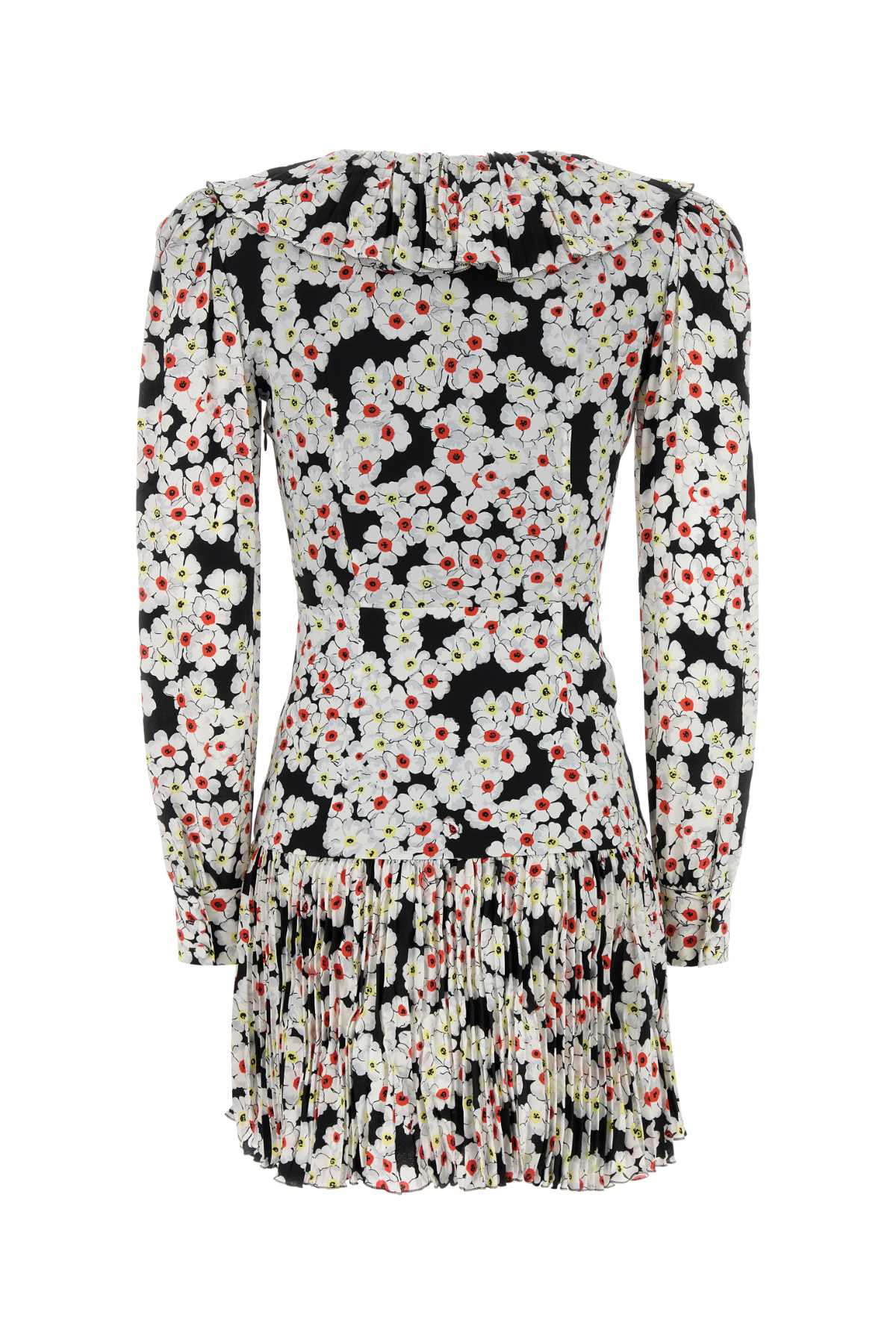 Alessandra Rich Women Printed Silk Mini Dress ALESSANDRA RICH