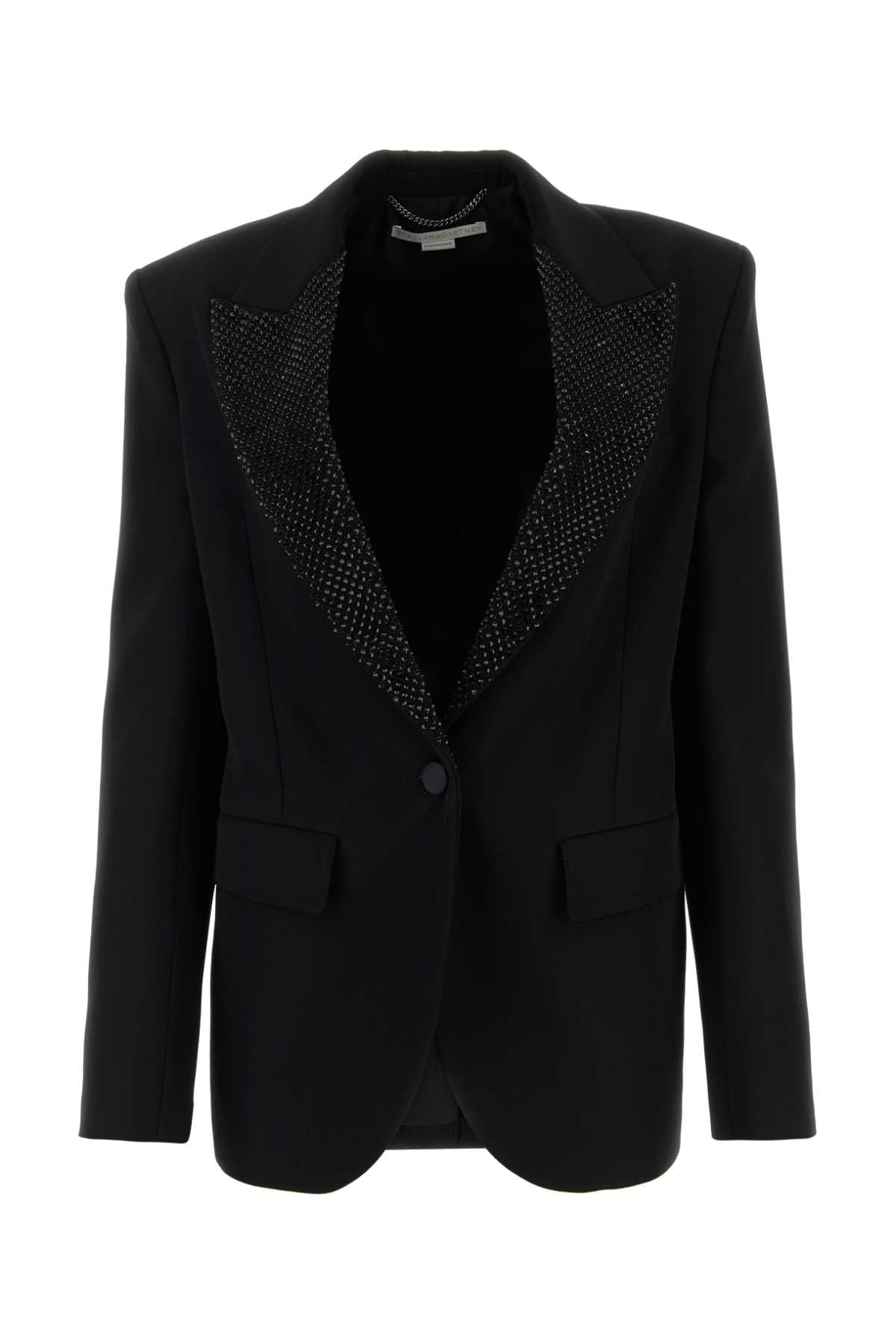 Stella Mccartney Women Black Wool Blazer STELLA MCCARTNEY