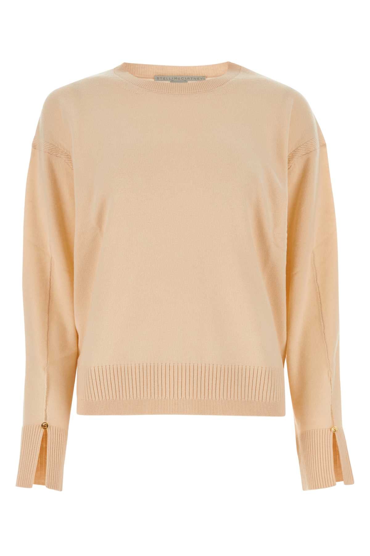 Stella Mccartney Women Skin Pink Wool Oversize Sweater STELLA MCCARTNEY