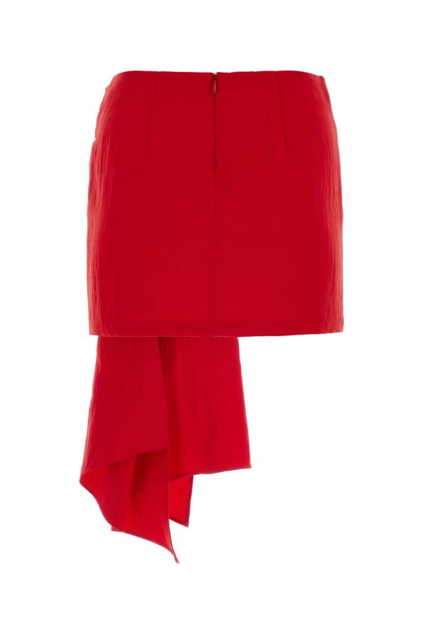 Blumarine Woman Red Viscose Blend Mini Skirt