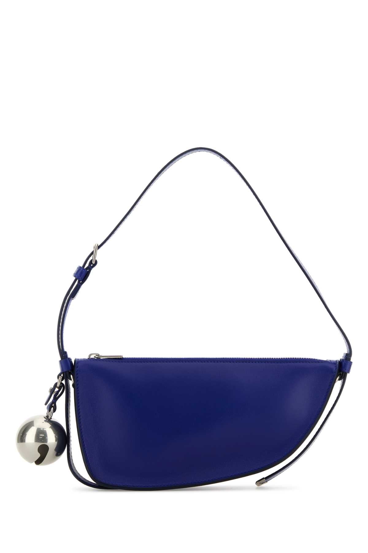 Burberry Women Blue Leather Shield Mini Shoulder Bag BURBERRY