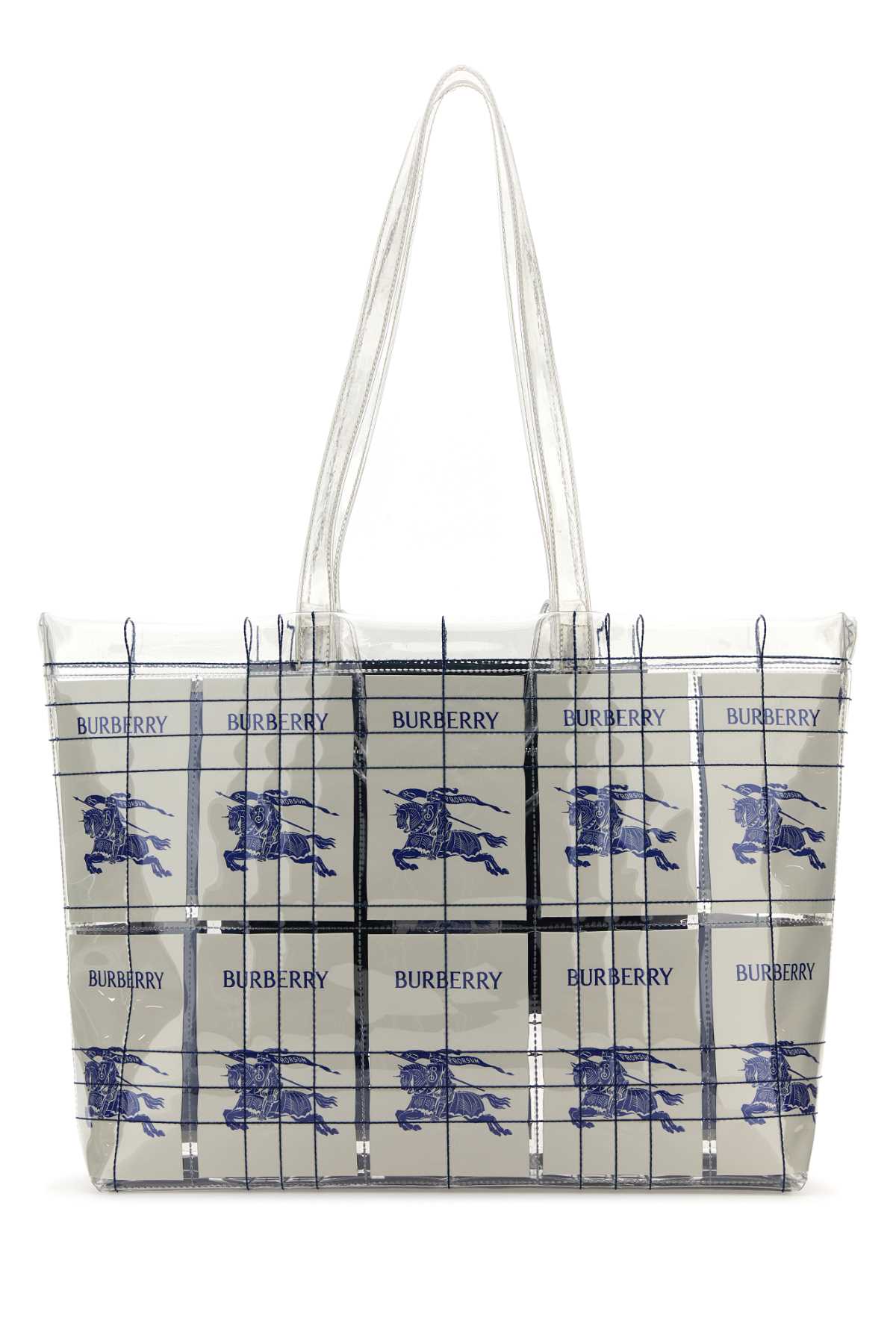 Burberry Men Embroidered Pvc Shopping Bag BURBERRY