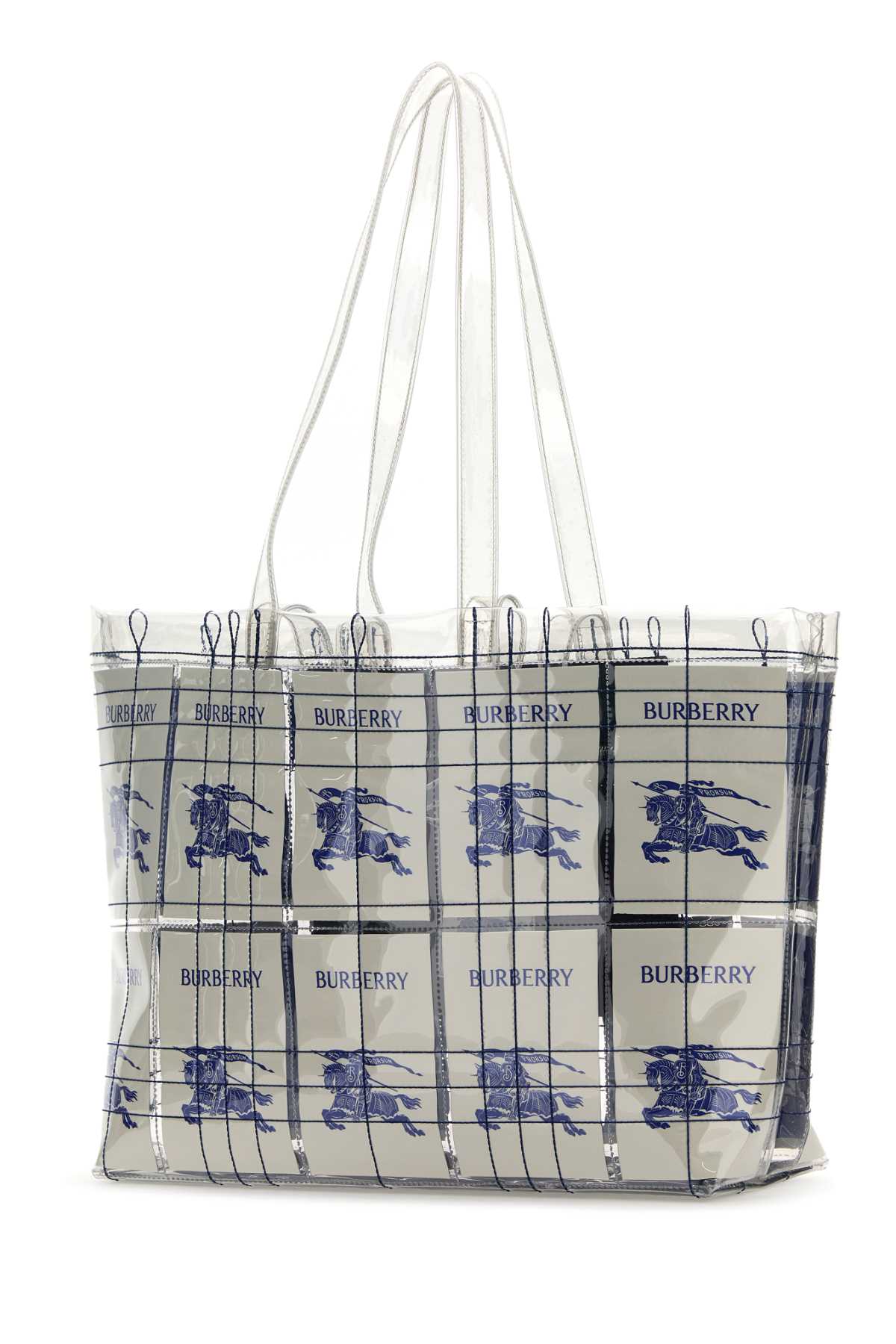 Burberry Men Embroidered Pvc Shopping Bag BURBERRY