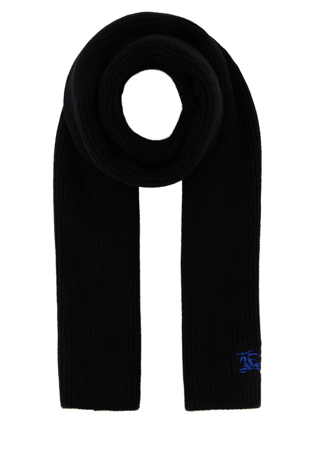 Burberry Women Black Cashmere Scarf BURBERRY