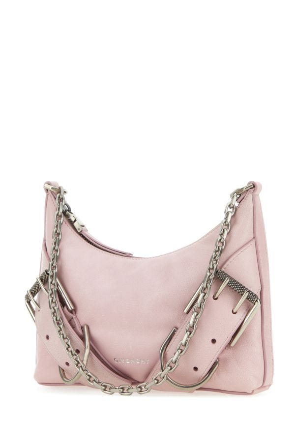Givenchy Woman Pastel Pink Leather Voyou Boyfriend Party Shoulder Bag