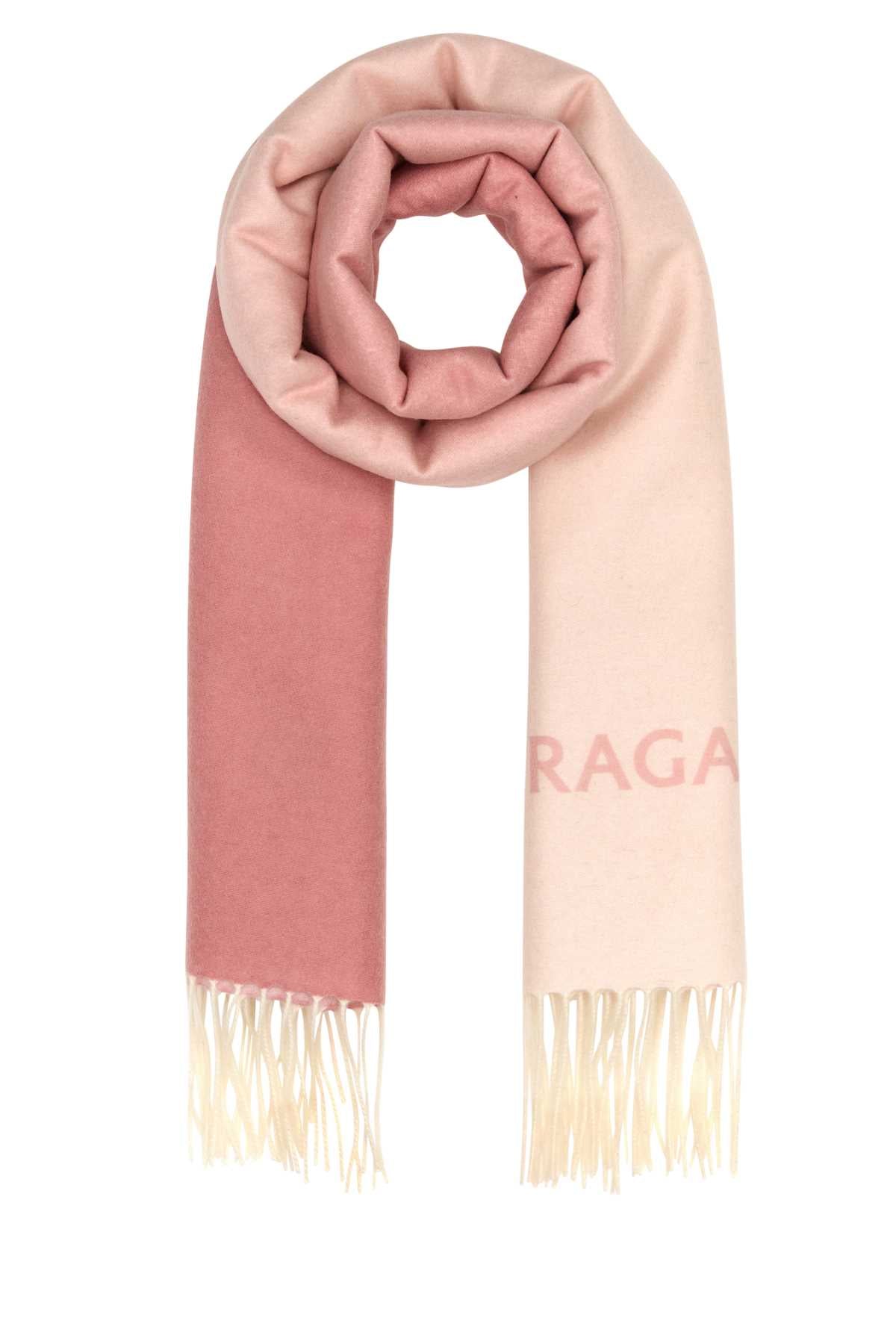 Salvatore Ferragamo Women Pink Cashmere Scarf FERRAGAMO