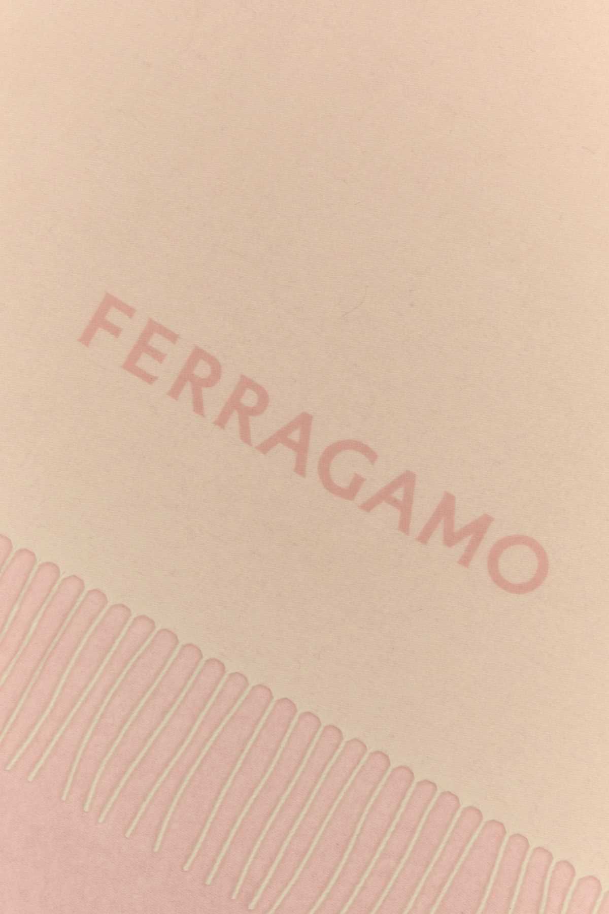 Salvatore Ferragamo Women Pink Cashmere Scarf FERRAGAMO