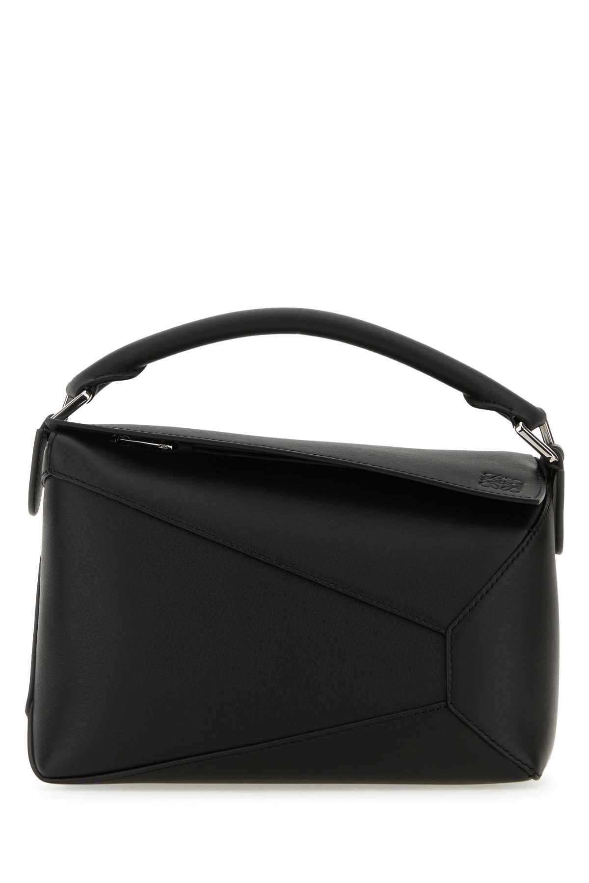 Loewe Women Black Leather Small Puzzle Handbag LOEWE