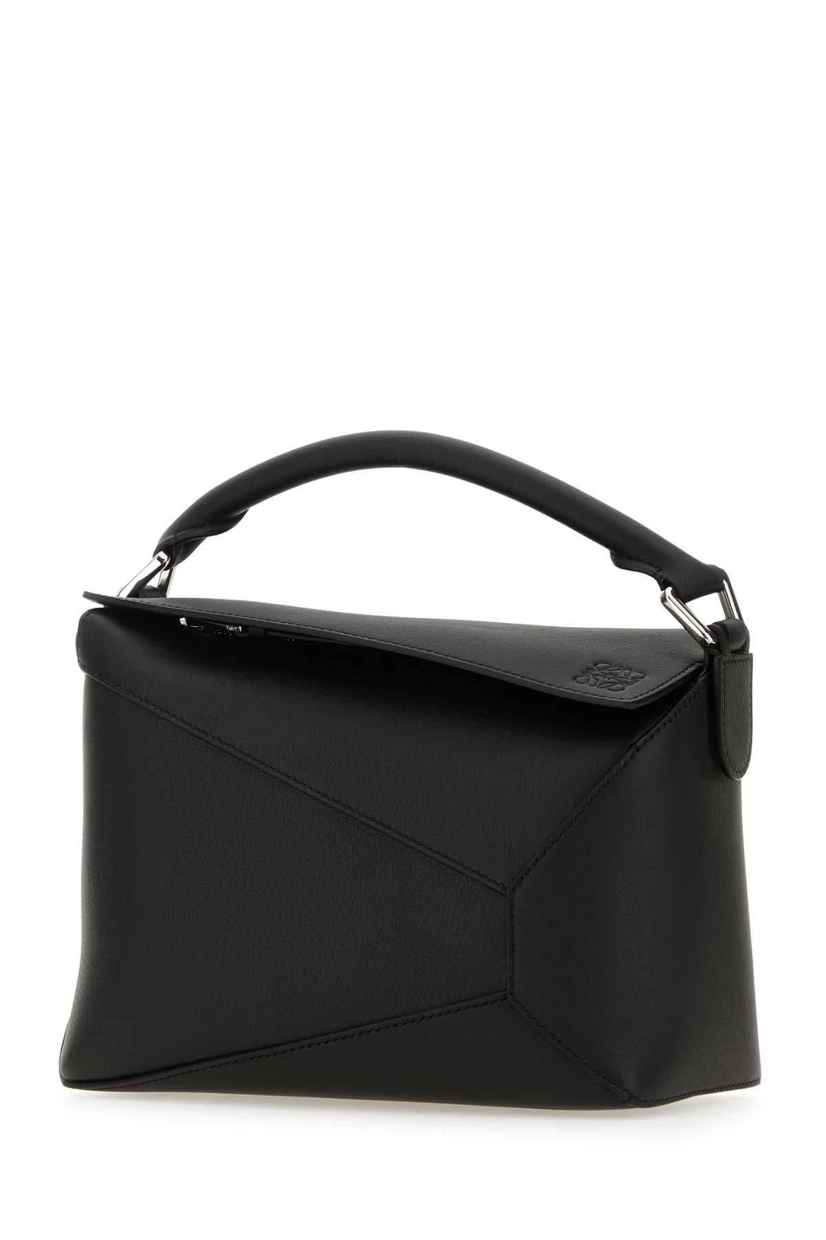 Loewe Women Black Leather Small Puzzle Handbag LOEWE