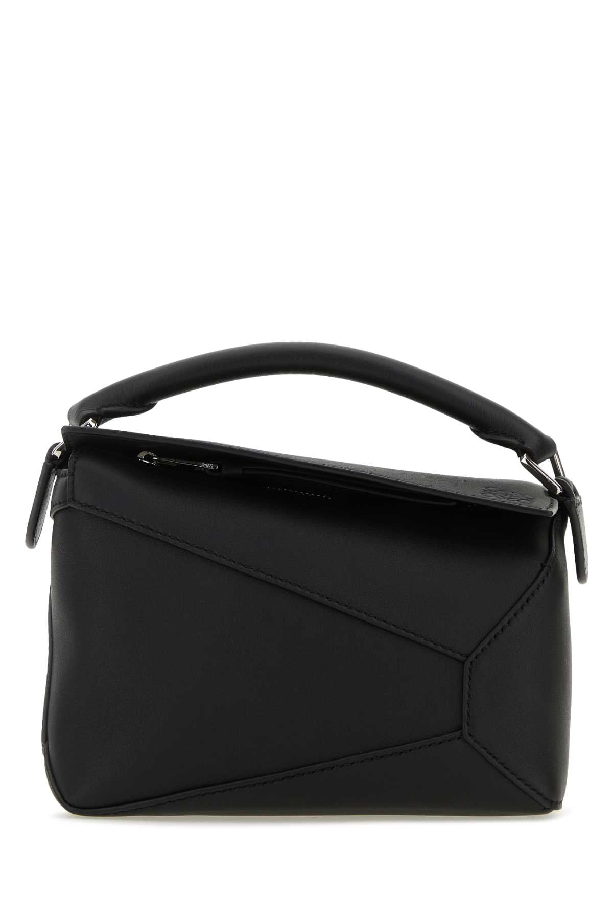 Loewe Women Black Leather Mini Puzzle Handbag LOEWE