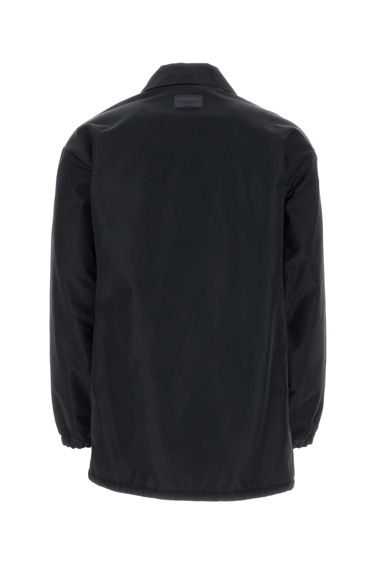Dolce & Gabbana Men Midnight Blue Nylon Jacket DOLCE & GABBANA
