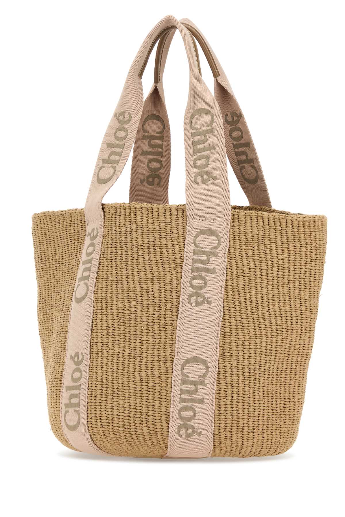 Chloe Women Paper Large Woody Shopping Bag CHLOE