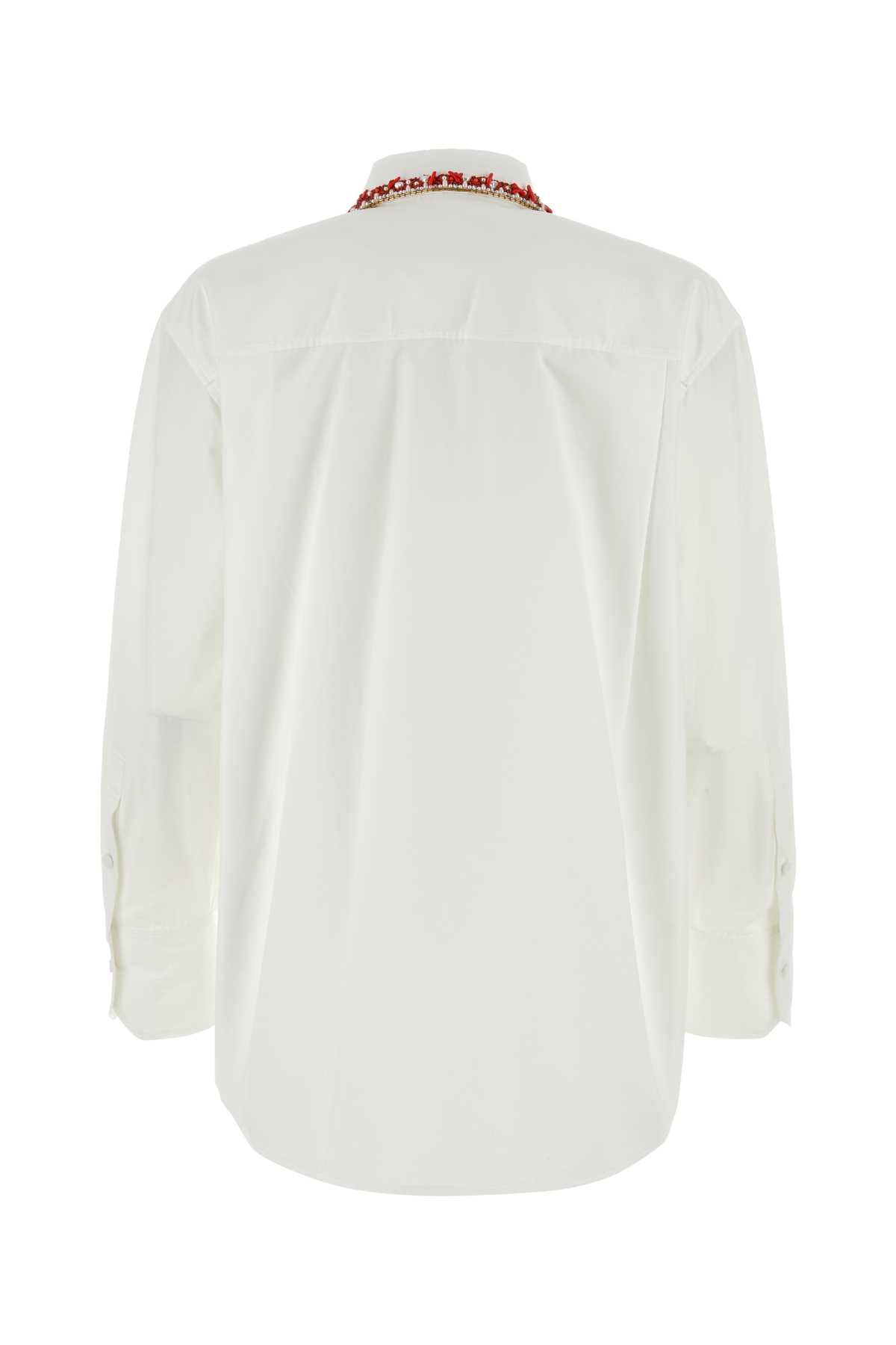 Valentino Garavani Women White Poplin Shirt VALENTINO GARAVANI