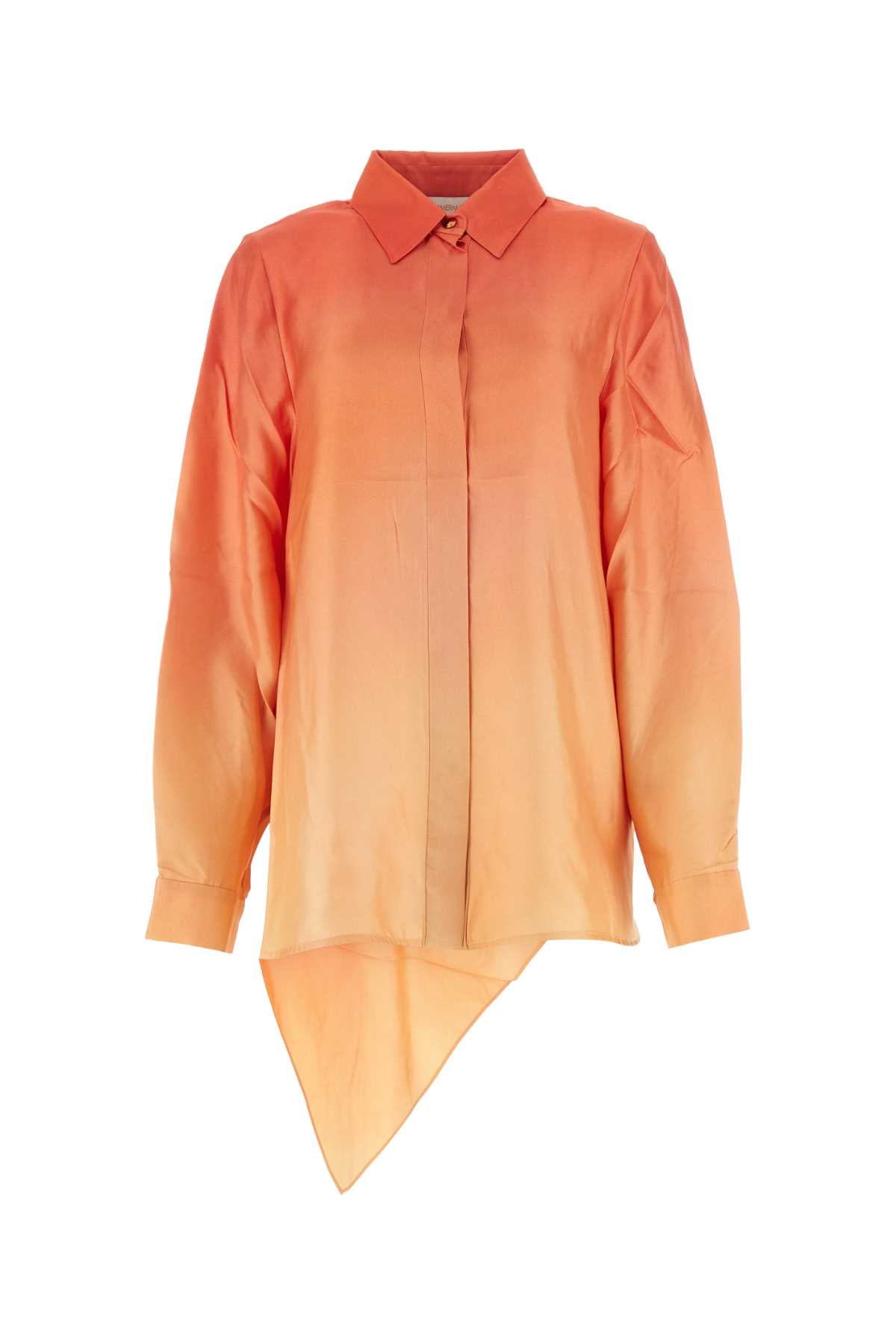 Zimmermann Women Two-Tone Silk Tranquillity Shirt ZIMMERMANN