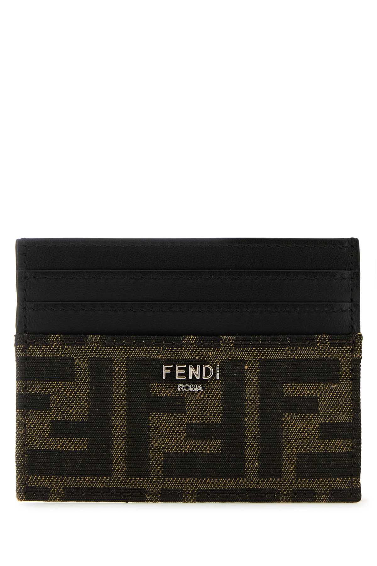 Fendi Men Embroidered Jacquard Card Holder FENDI