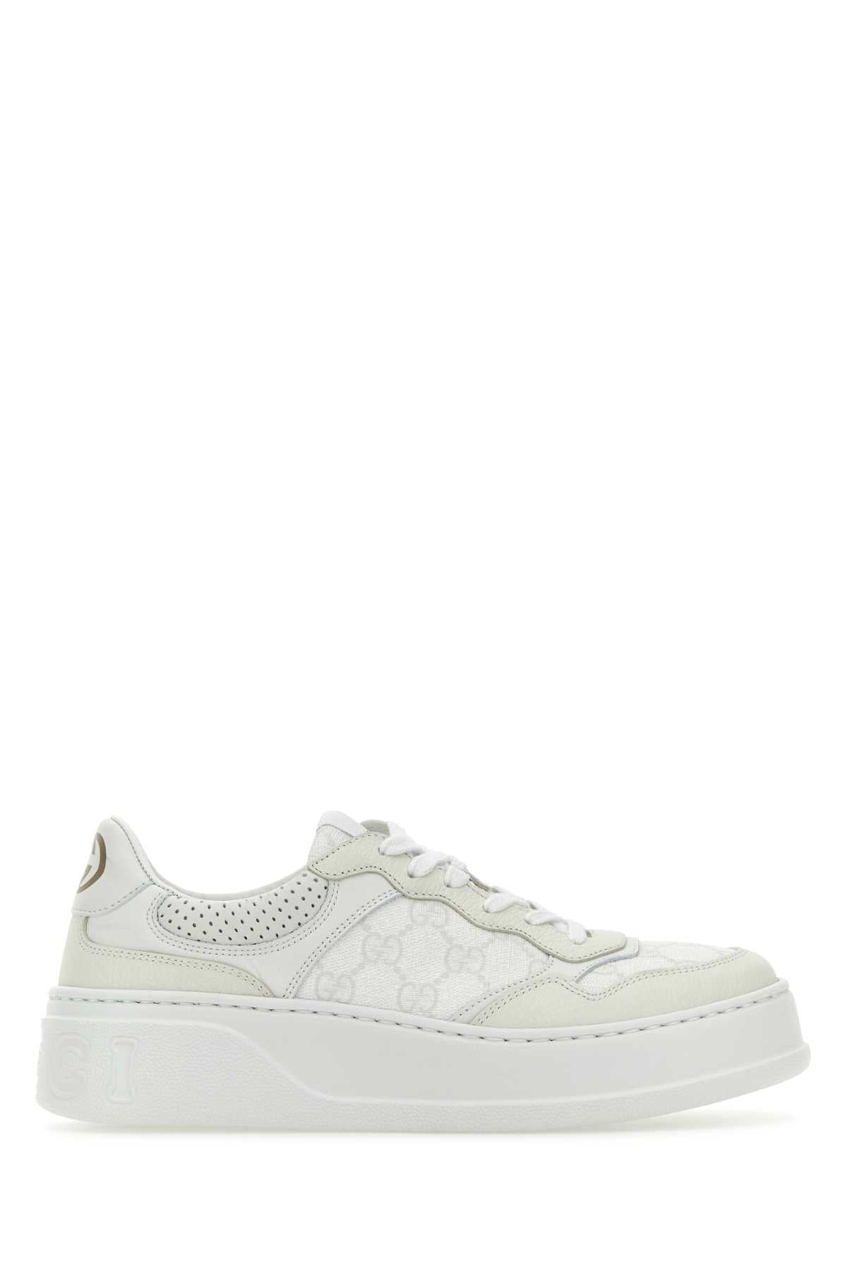 Gucci Women White Leather Sneakers GUCCI