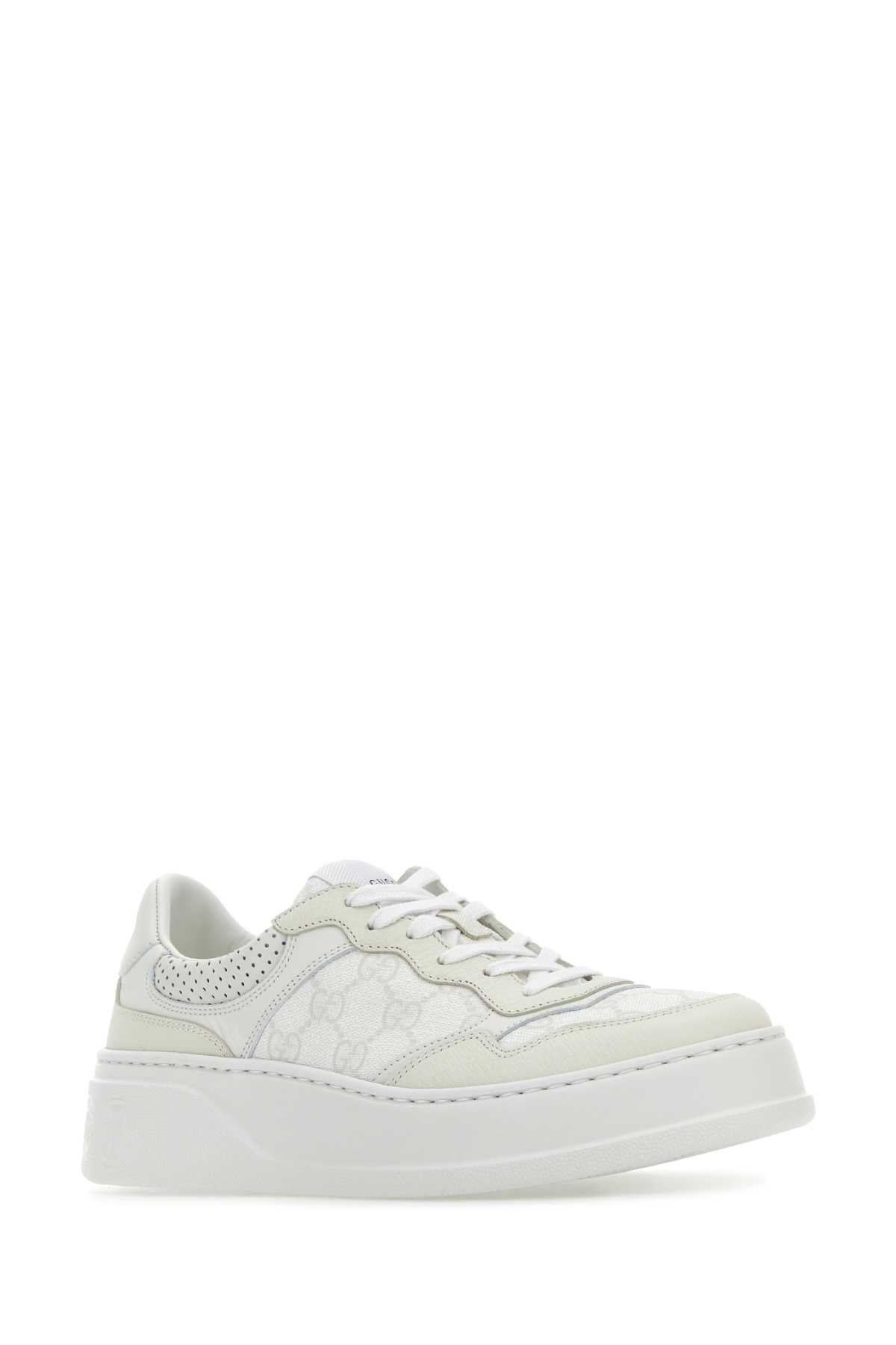 Gucci Women White Leather Sneakers GUCCI