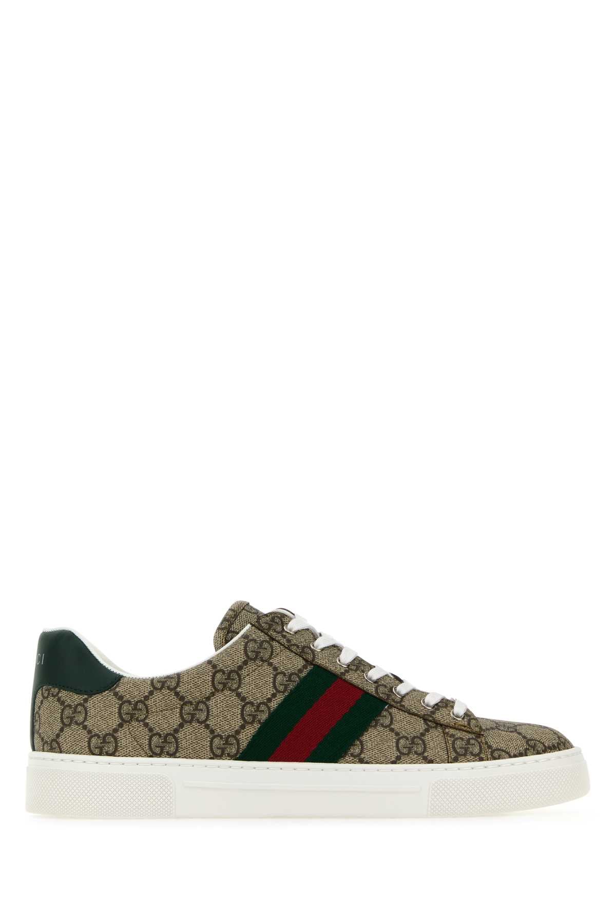 Gucci Women Gg Supreme Fabric Gucci Ace Sneakers GUCCI