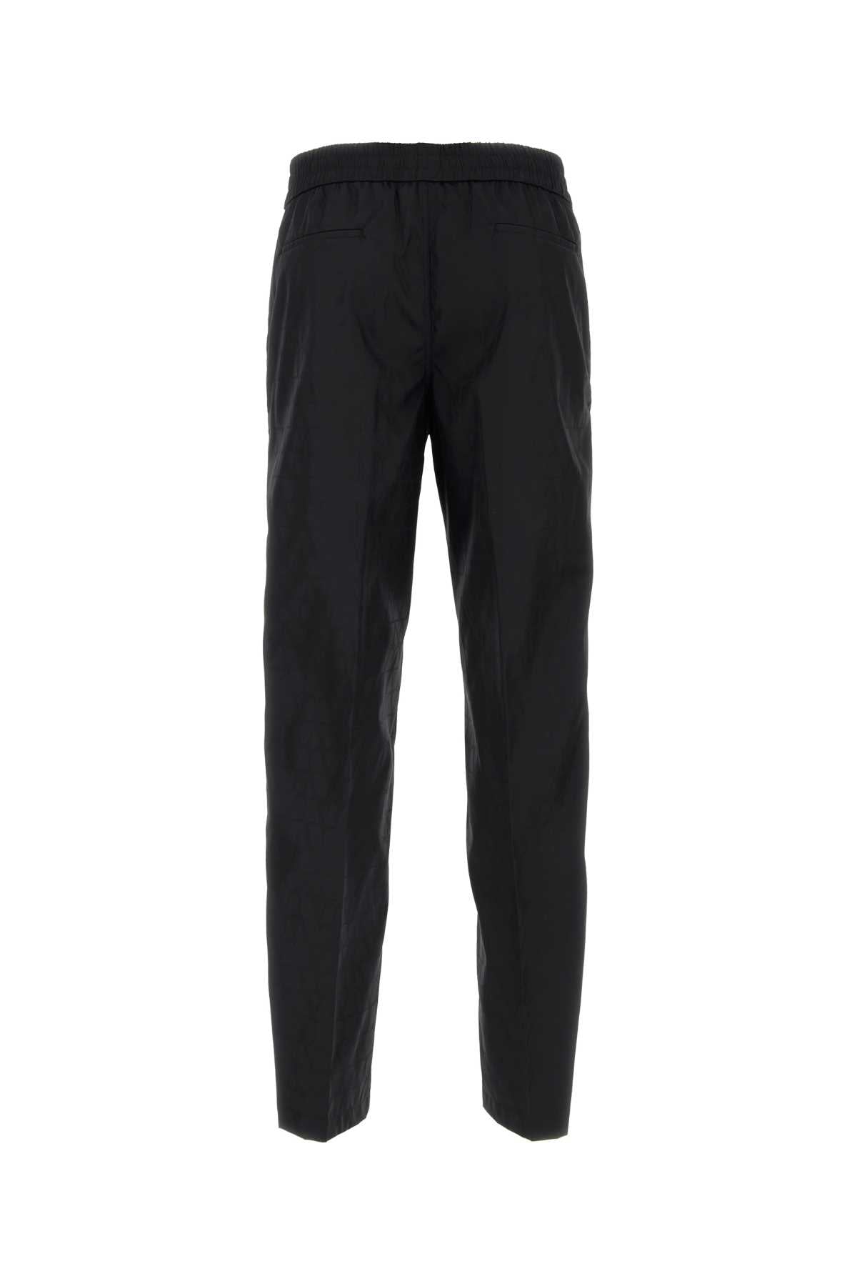 Valentino Garavani Men Black Toile Iconographe Chino Pant VALENTINO GARAVANI