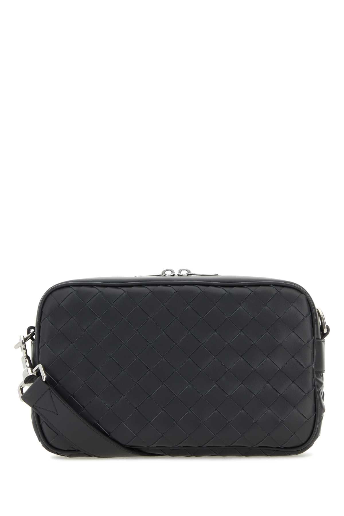 Bottega Veneta Men Slate Leather Crossbody Bag BOTTEGA VENETA