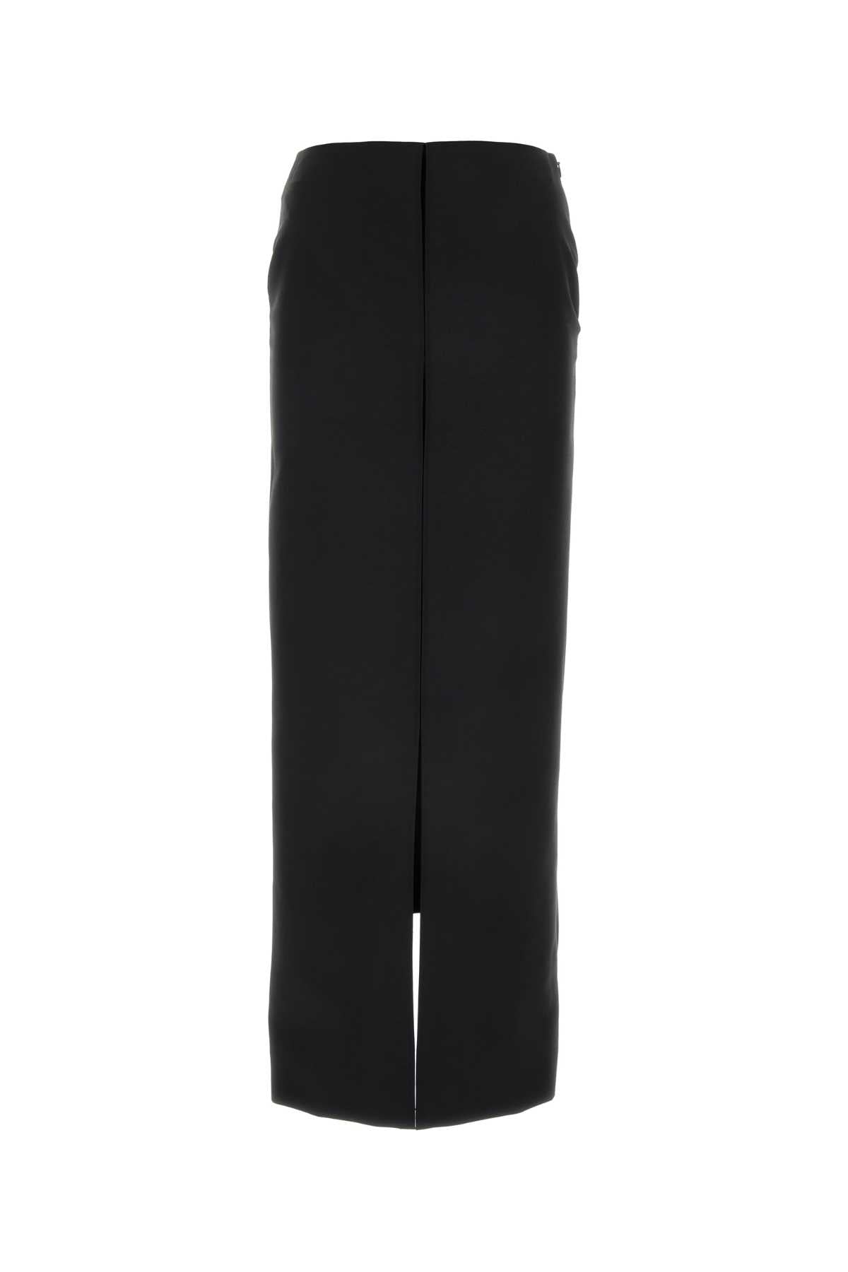 Givenchy Women Black Wool Blend Skirt GIVENCHY