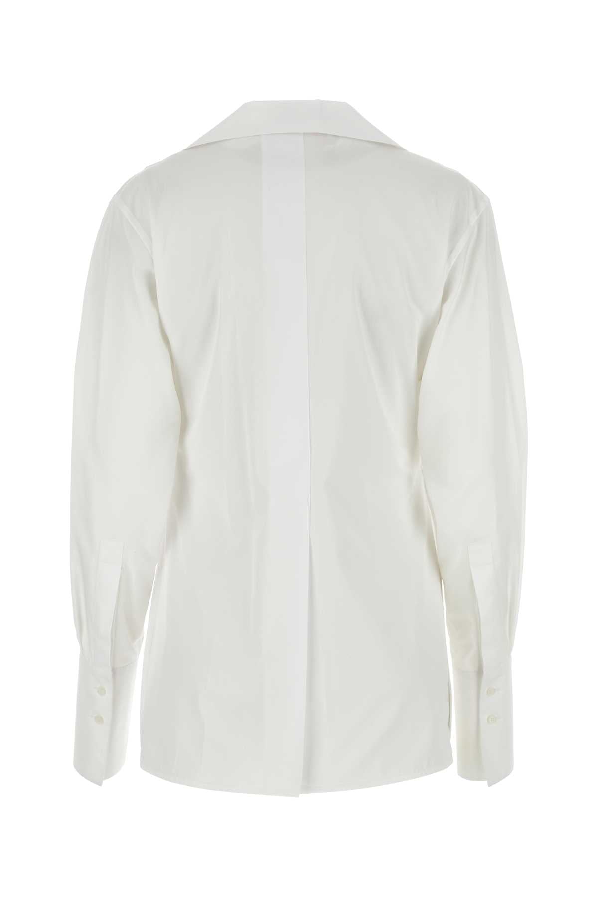 Givenchy Women White Poplin Shirt GIVENCHY